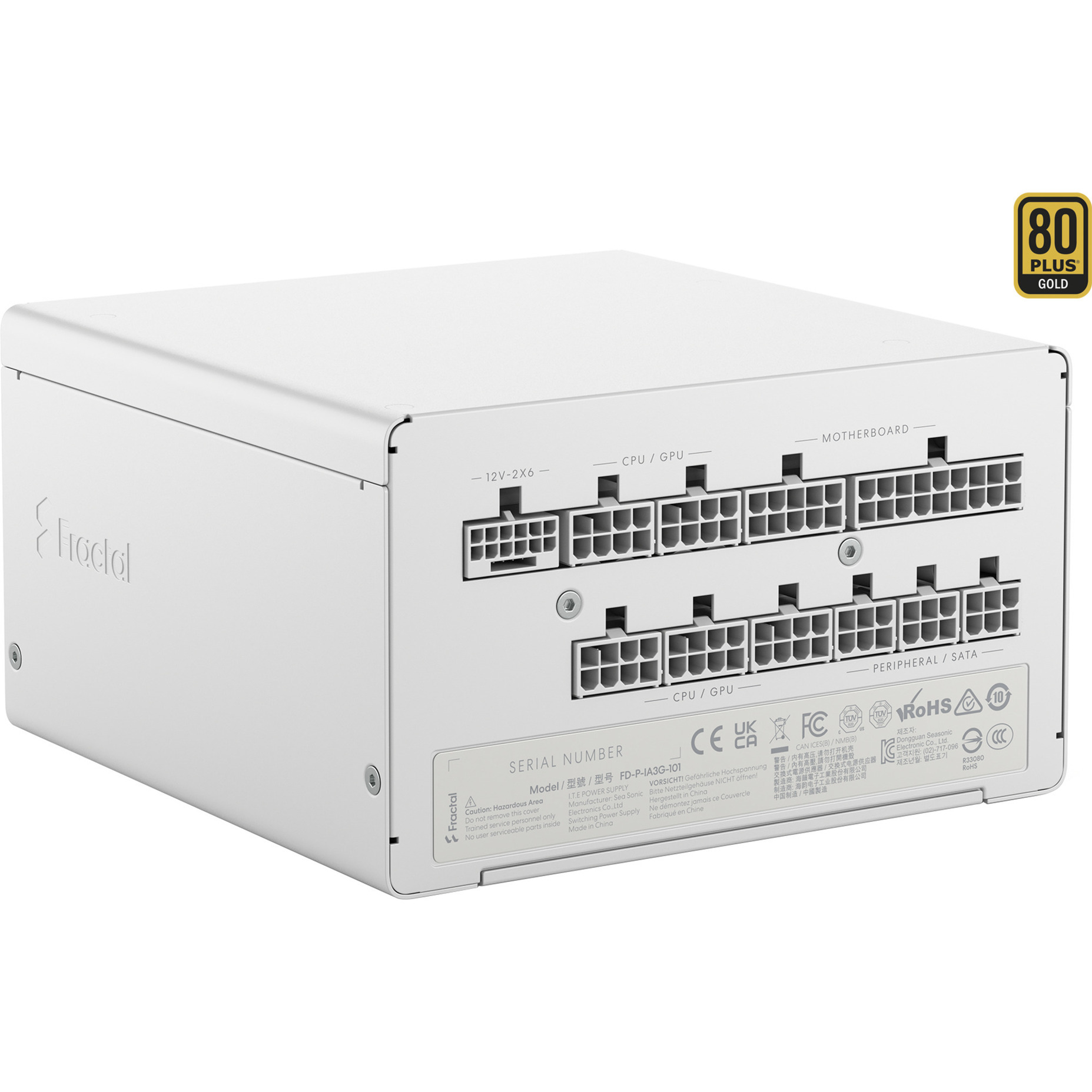 ION Gold 3 1000W White, PC-Netzteil