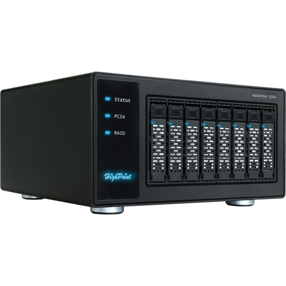 RocketStor 6542AW 8x U.2/U.3 Bay to PCIe 4, NAS