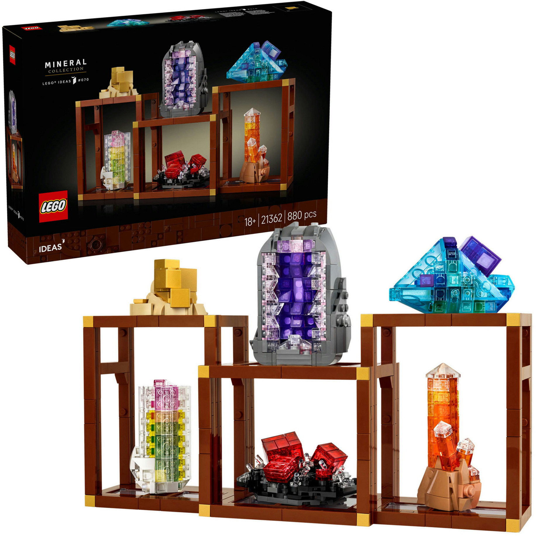 21362 Ideas Mineraliensammlung, Konstruktionsspielzeug