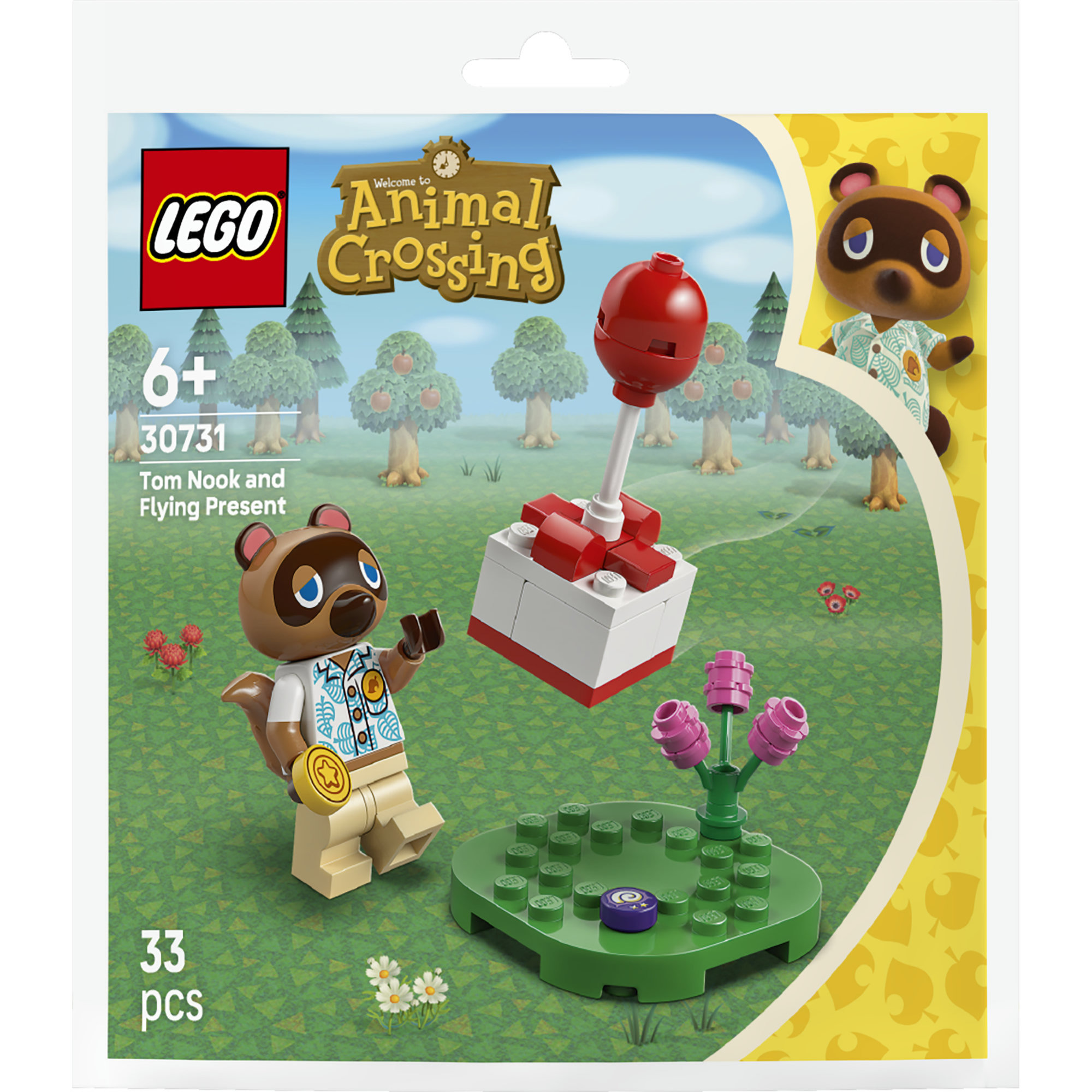 30731 Animal Crossing Tom Nook und Ballon-Geschenk, Konstruktionsspielzeug