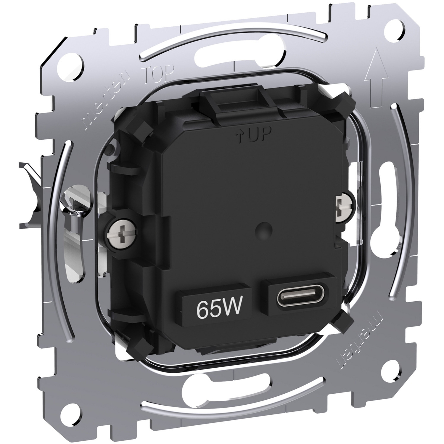 USB-Ladeeinsatz Typ 1x USB Typ C mit Power Delivery 65 Watt MEG4366-0130, Ladegerät