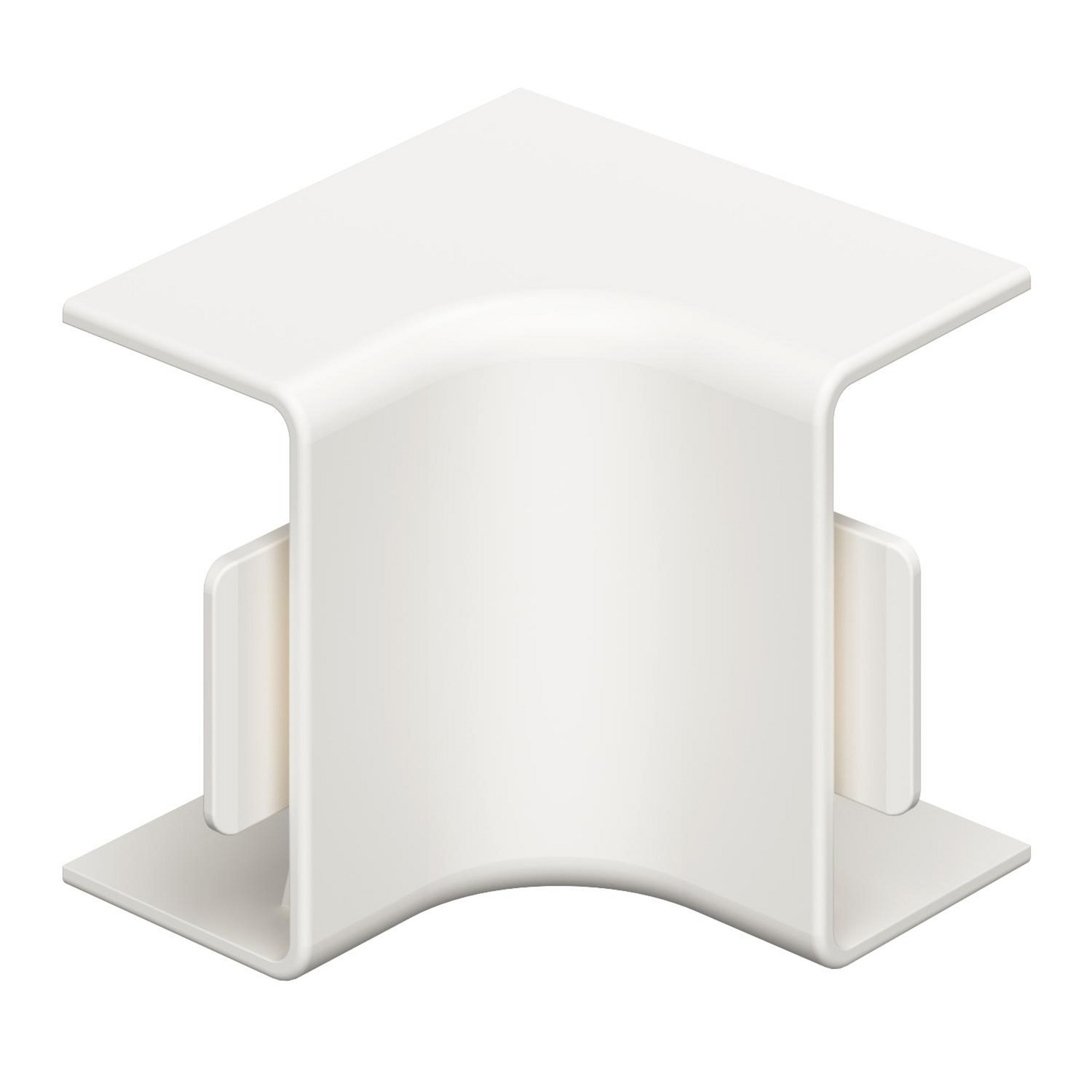 Inneneckhaube zur Richtungsänderung der Wand-Decken-Kanäle WDK HI15030RW, Befestigung/Montage