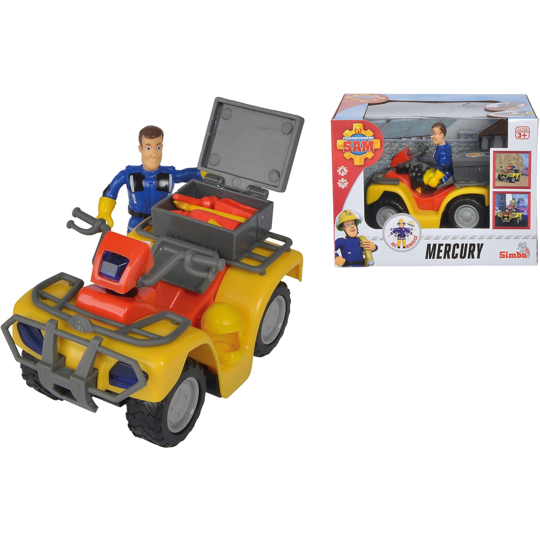 Simba Feuerwehrmann Sam Mercury-Quad, Spielfahrzeug | 04006592976576 Simba Feuerwehrmann Sam Mercury-Quad, Spielfahrzeug | 04006592976576