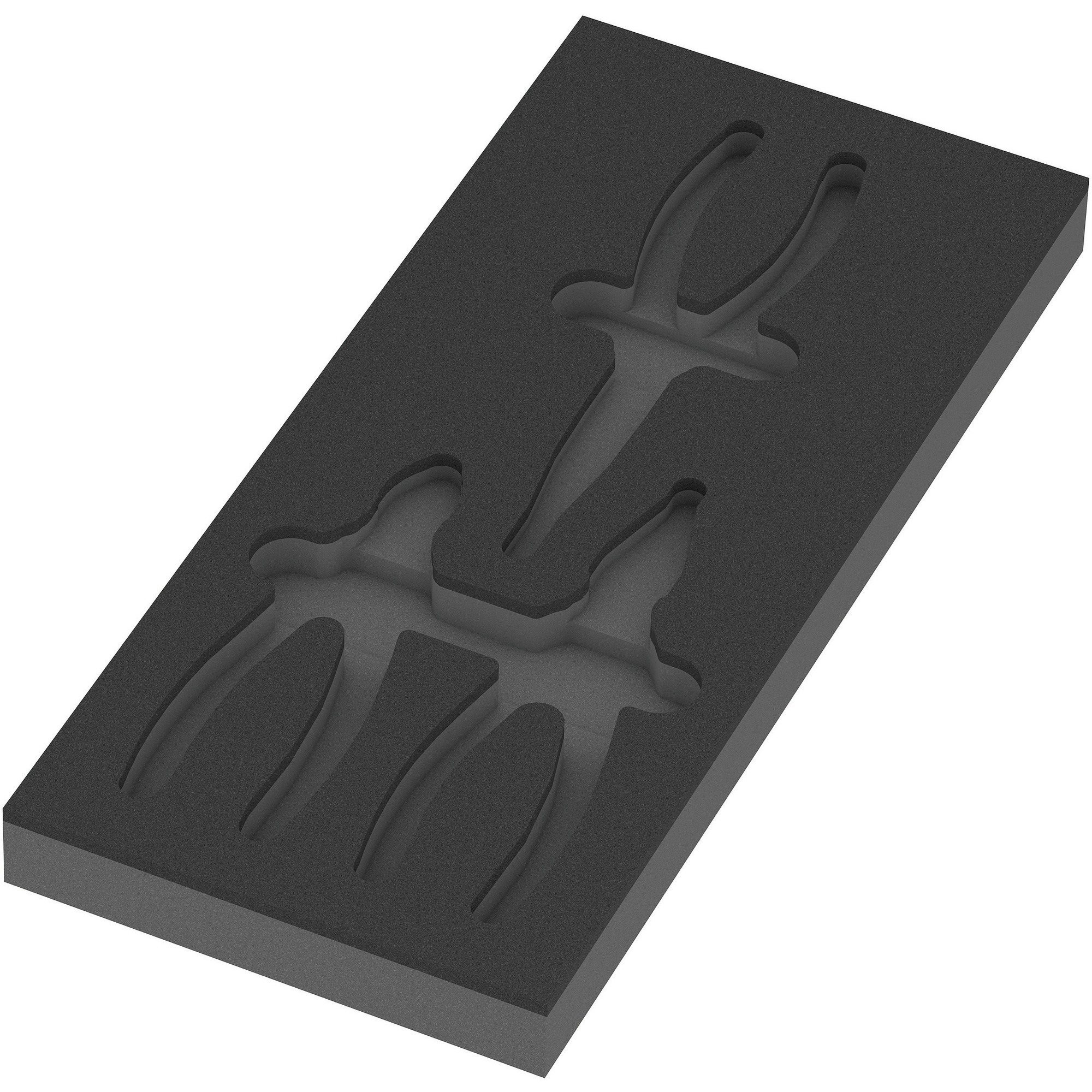 9884 Schaumstoffeinlage für KNIPEX Zangen Set VDE 1, leer