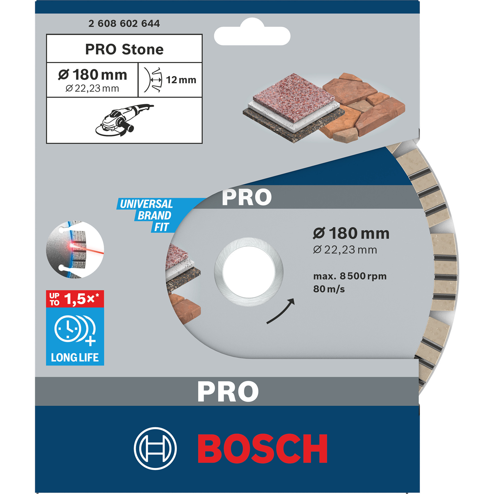 PRO Stone Diamanttrennscheibe, Ø 180mm