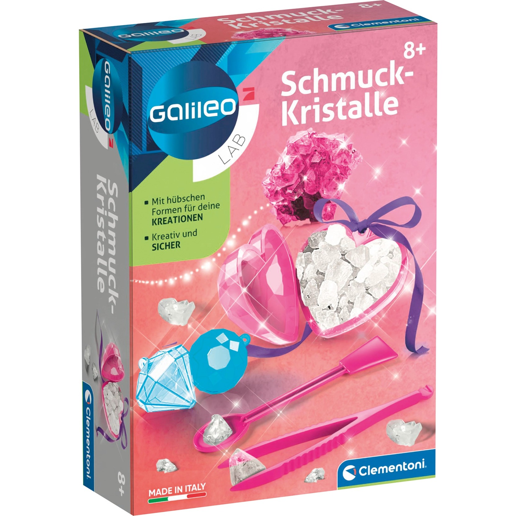 Clementoni Schmuck-Kristalle, Experimentierkasten | 08005125590629 Clementoni Schmuck-Kristalle, Experimentierkasten | 08005125590629