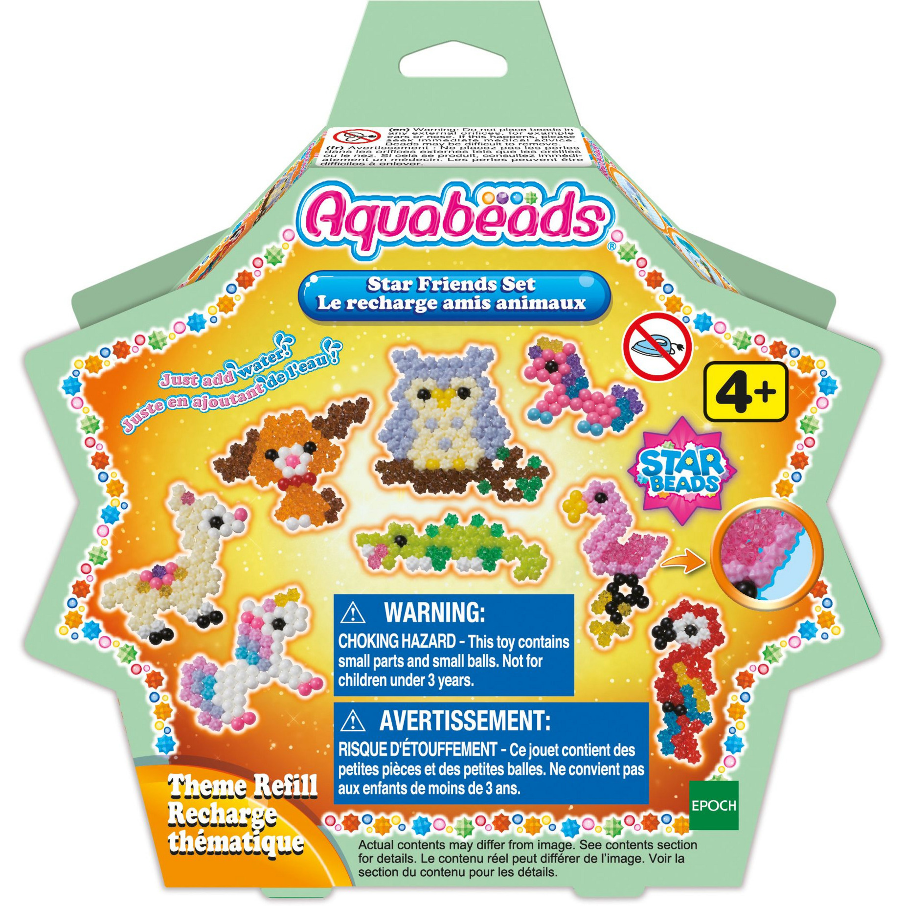 Aquabeads Sternperlen Tier Set 840 Stück, Sets