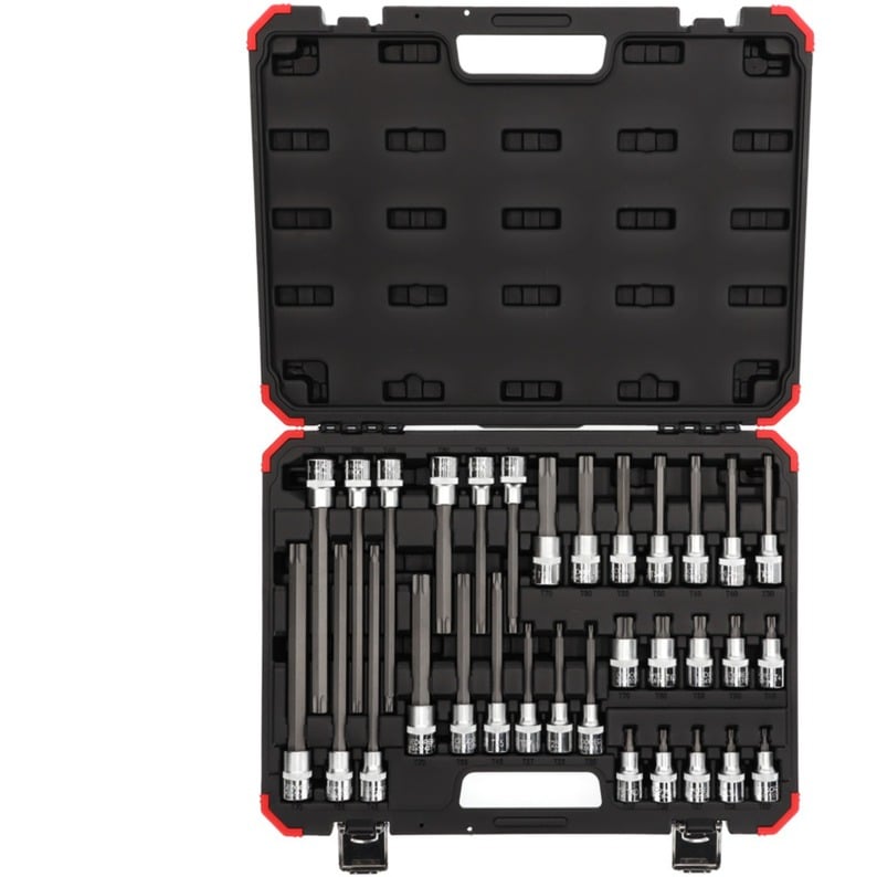 Red Schraubendreher-Steckschlüssel-Einsatz-Satz, 1/2"