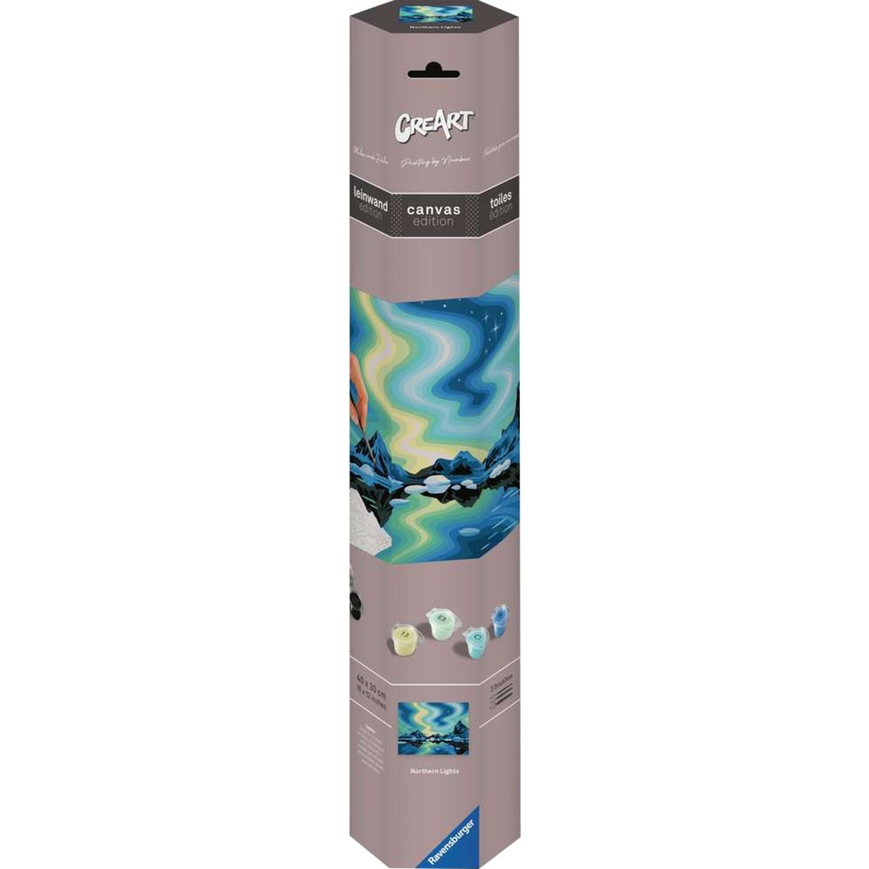 CreArt Leinwand Edition - Northern Lights, Malen