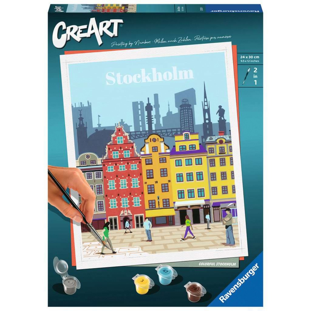 CreArt - Colorful Stockholm, Malen