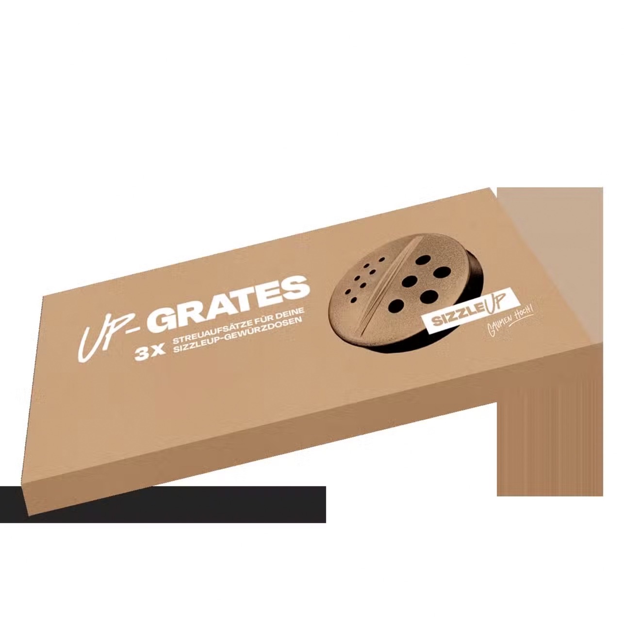 UP-GRATES - 3 SizzleUp Streuaufsätze, Deckel