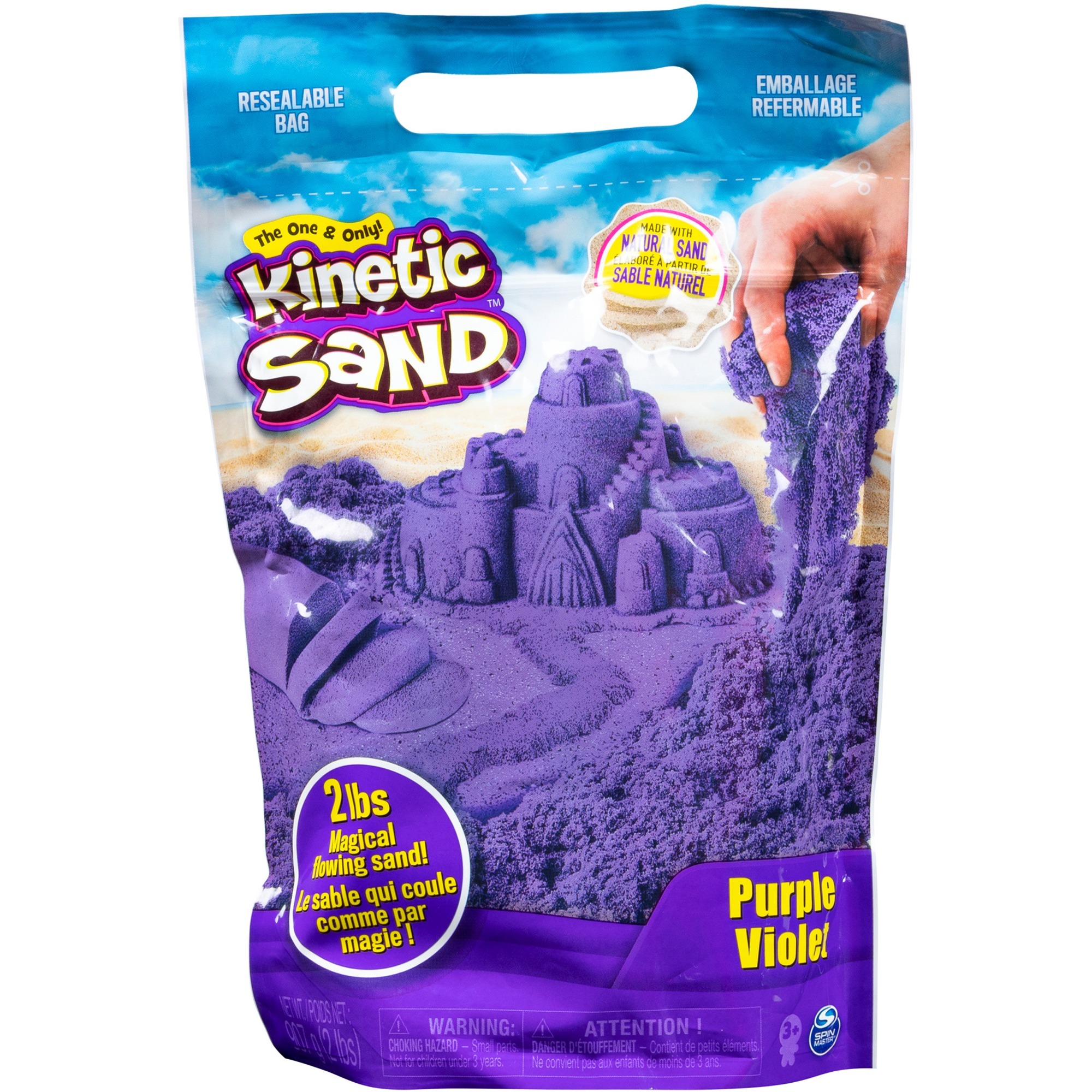 Kinetic Sand - Beutel lila, Spielsand