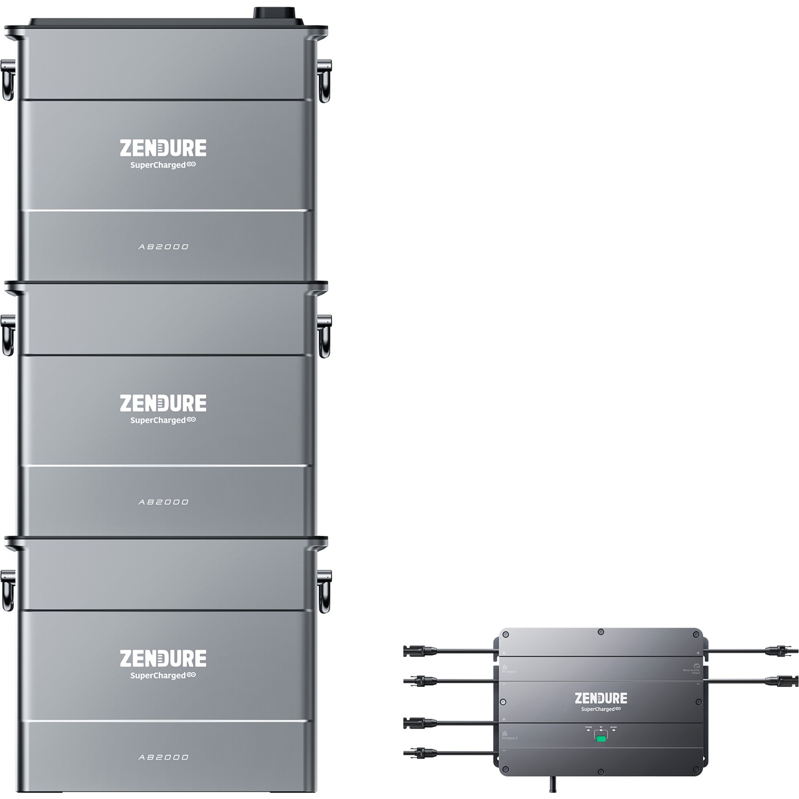 Zendure SolarFlow Set 5,76kWh, Smart PV Hub inkl. 3x Powerstation AB2000, 0% MWST | 04262440563361 Zendure SolarFlow Set 5,76kWh, Smart PV Hub inkl. 3x Powerstation AB2000, 0% MWST | 04262440563361