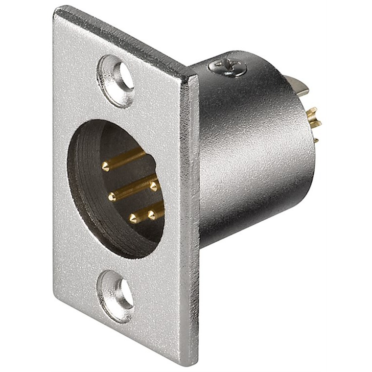 Mikrofon-Einbaustecker, 5Pin, Einbau-Anschluss