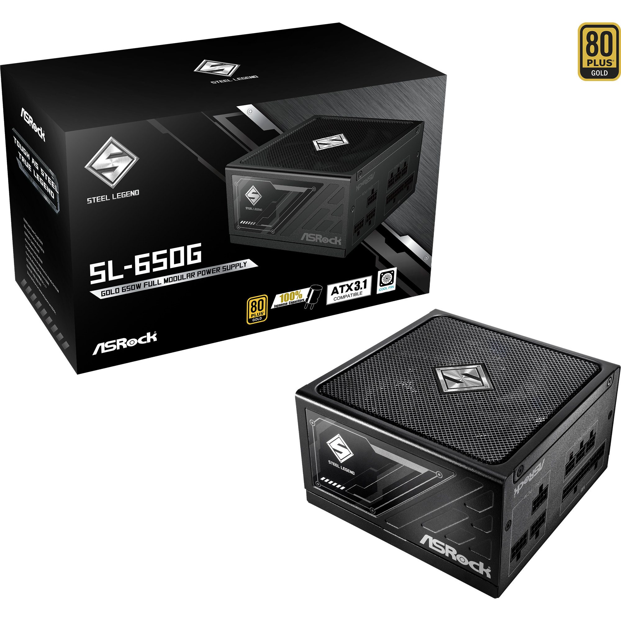 Steel Legend SL-650G, PC-Netzteil