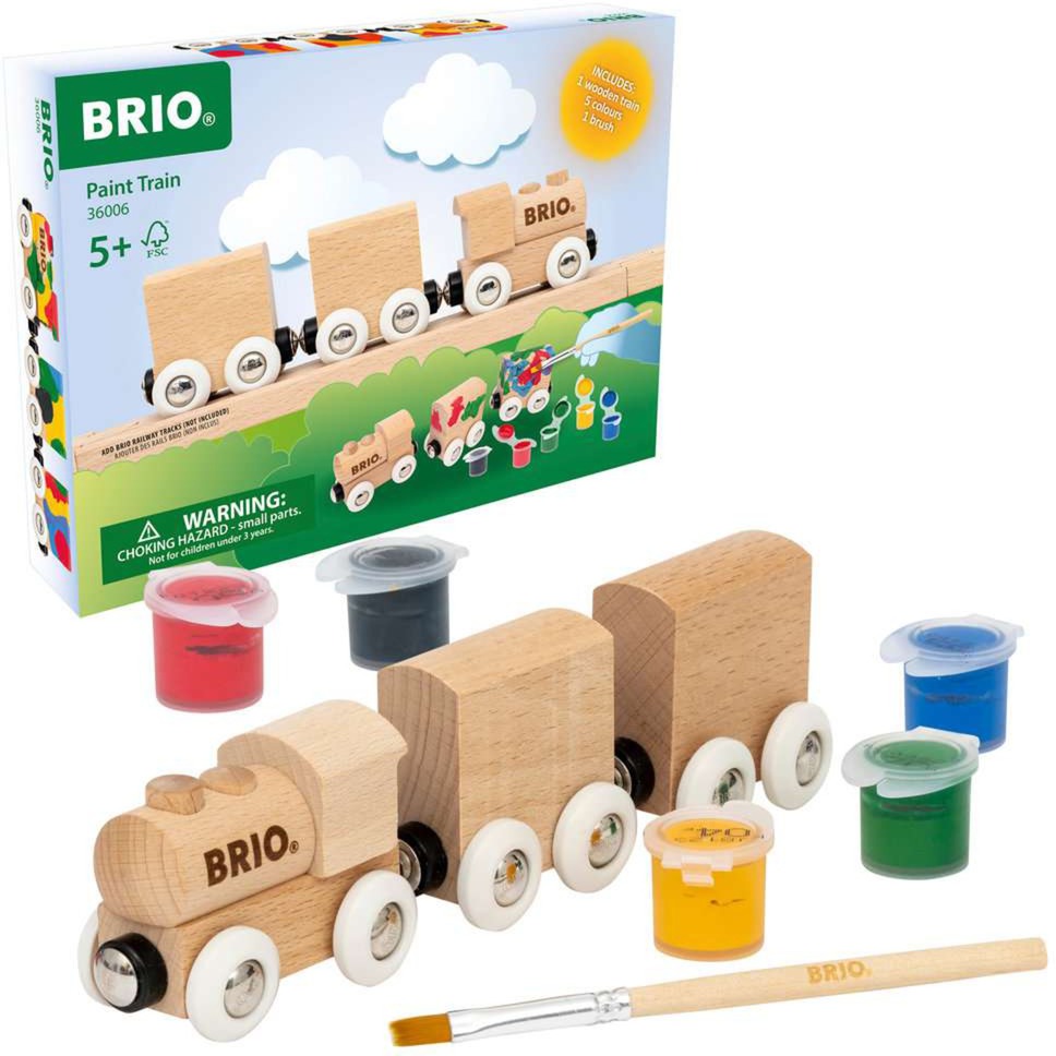 BRIO World Holzzug zum Anmalen, Spielfahrzeug | 07312350360066 BRIO World Holzzug zum Anmalen, Spielfahrzeug | 07312350360066