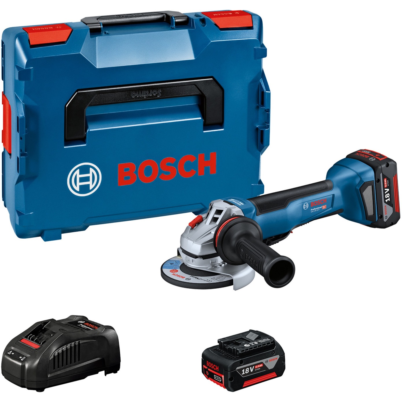 Bosch Akku-Winkelschleifer GWS 18V-10 P Professional, Ø 125mm | 04059952634470 Bosch Akku-Winkelschleifer GWS 18V-10 P Professional, Ø 125mm | 04059952634470