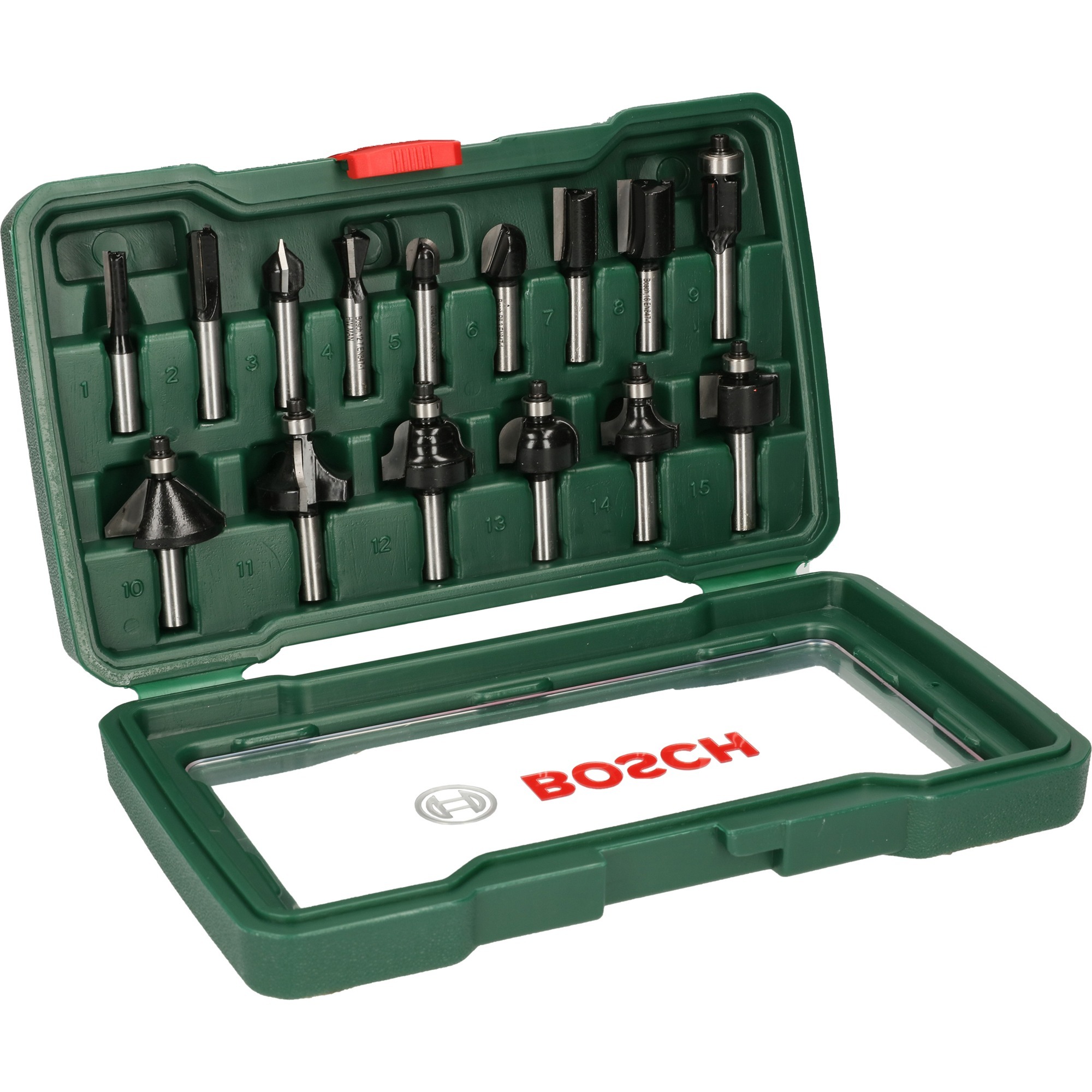 Wolfram-Carbide-Fräser-Set, 15-teilig