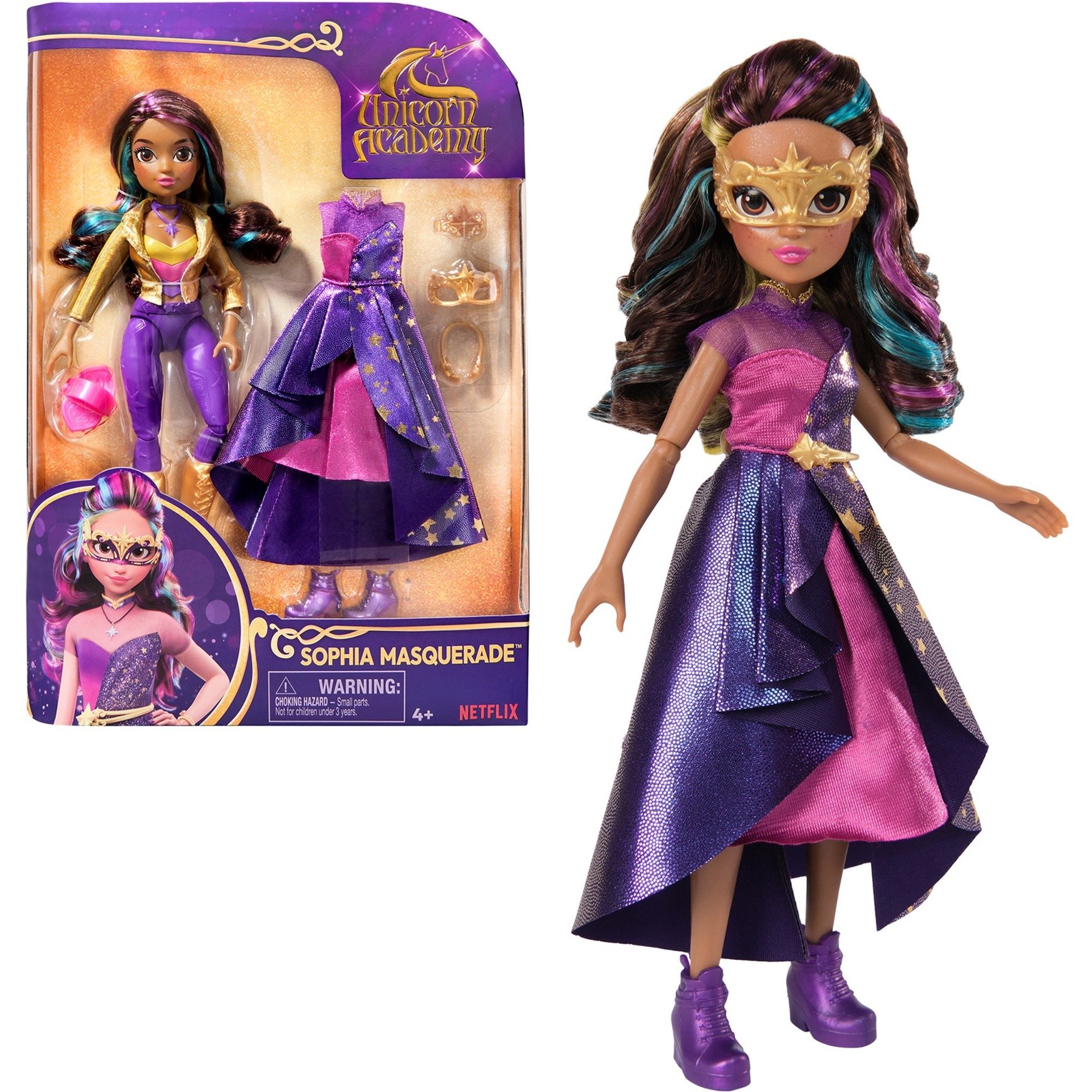 Spin Master Unicorn Academy – Deluxe Maskenball Sophia, Puppe | 00778988454688 Spin Master Unicorn Academy – Deluxe Maskenball Sophia, Puppe | 00778988454688