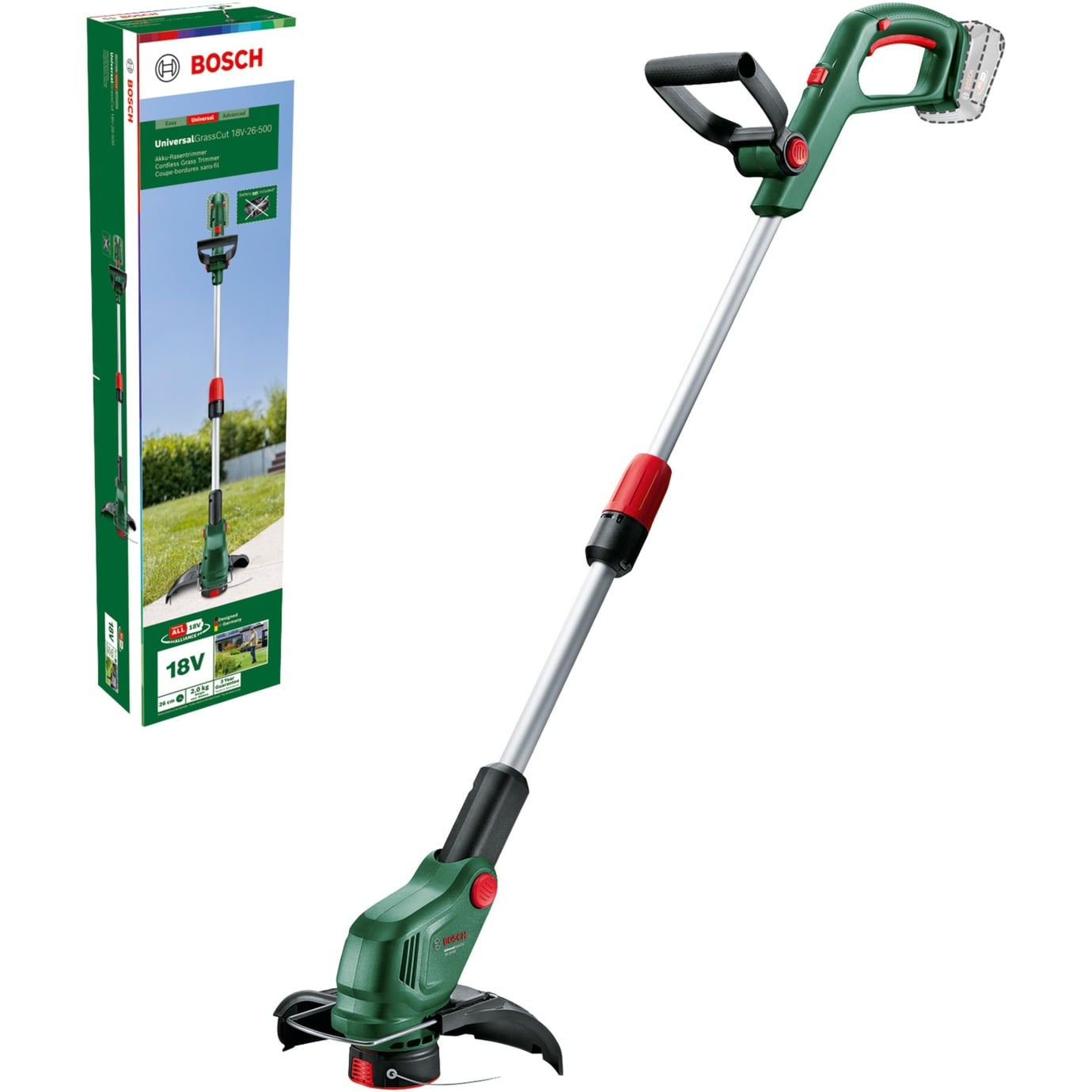 Akku-Rasentrimmer Advanced Brushcut 36V-23-750 Solo, 36Volt