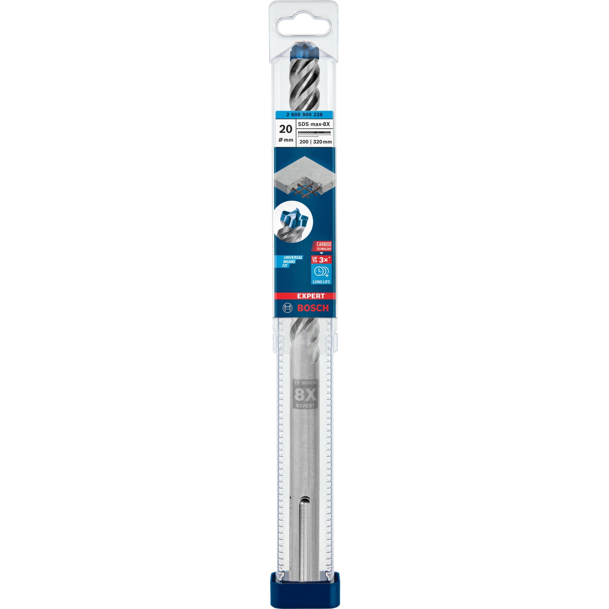 EXPERT Hammerbohrer SDS-max-8X, Ø 20mm
