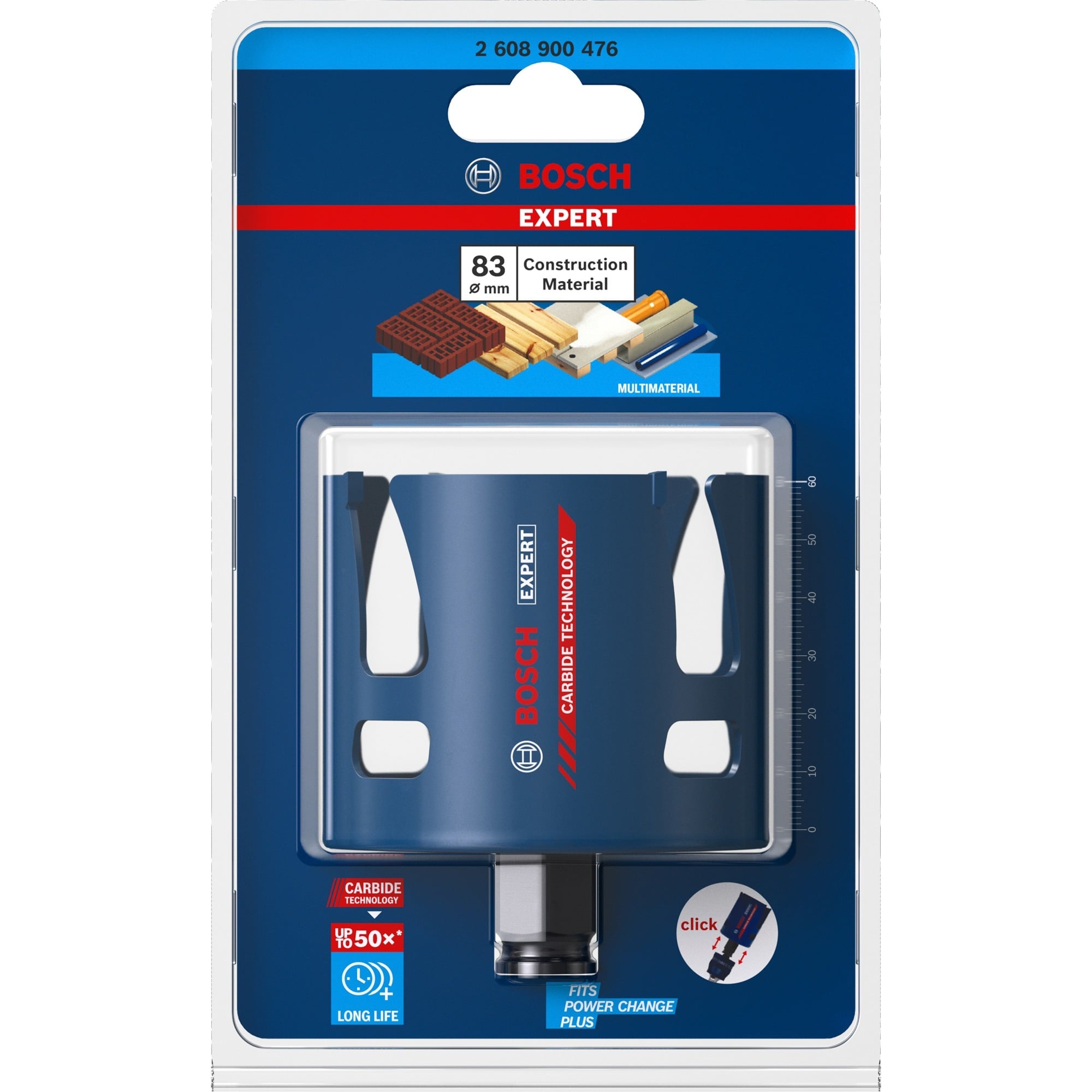 EXPERT Lochsäge Construction Material PC Plus, Ø 83mm
