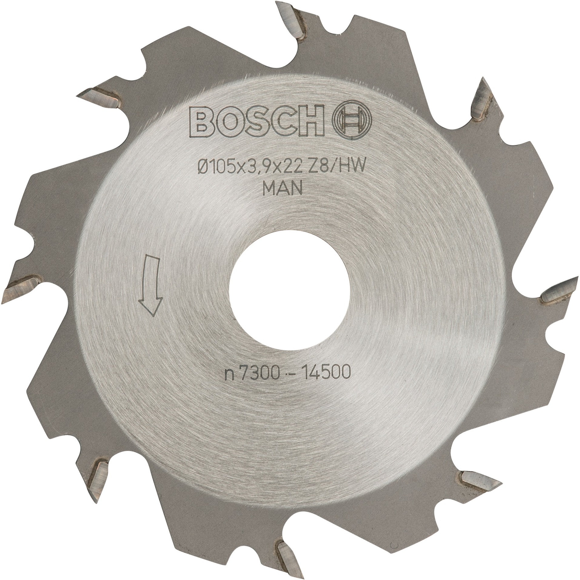 Schlitzfräser Ø 105mm x 22mm, 8Z