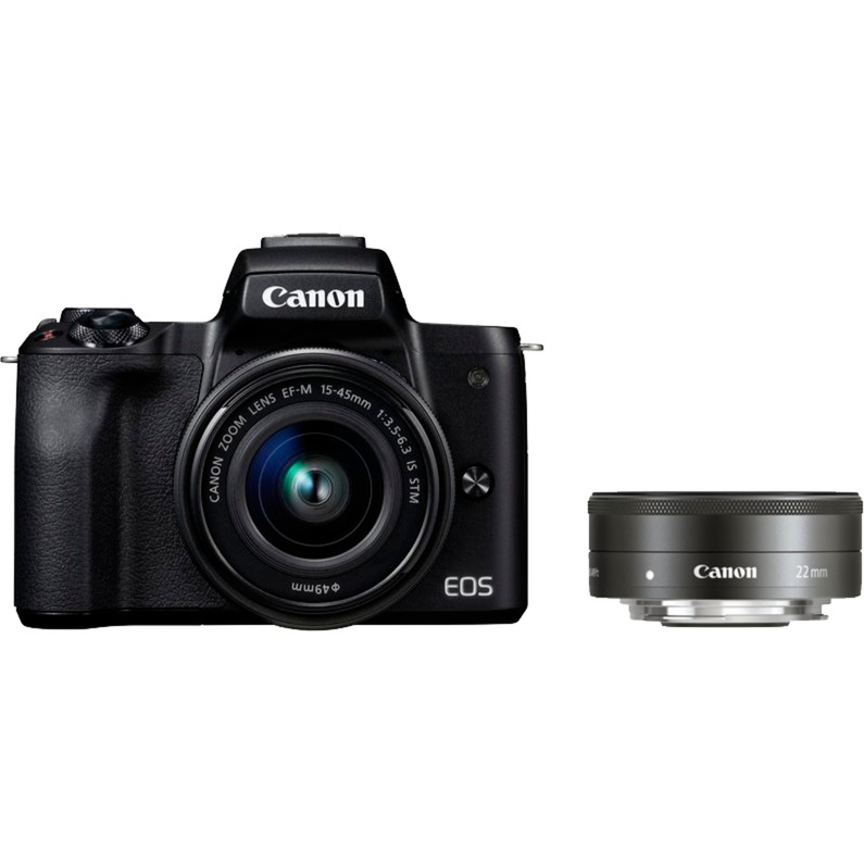 Canon EOS M50 KIT (15-45 mm IS STM + 22 mm STM), Digitalkamera | 04549292109467 Canon EOS M50 KIT (15-45 mm IS STM + 22 mm STM), Digitalkamera | 04549292109467