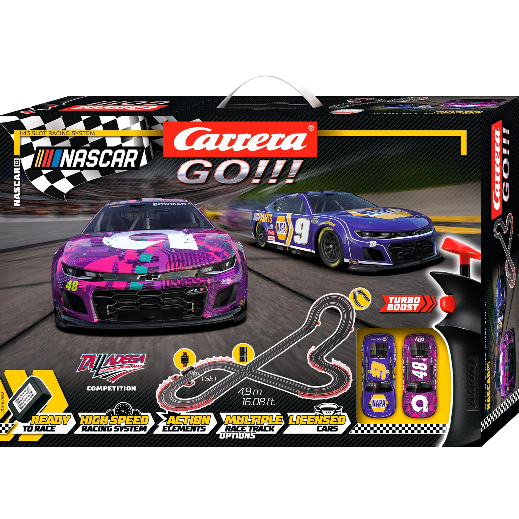 Carrera GO!!! NASCAR Talladega Competition, Rennbahn | 04007486625822 Carrera GO!!! NASCAR Talladega Competition, Rennbahn | 04007486625822