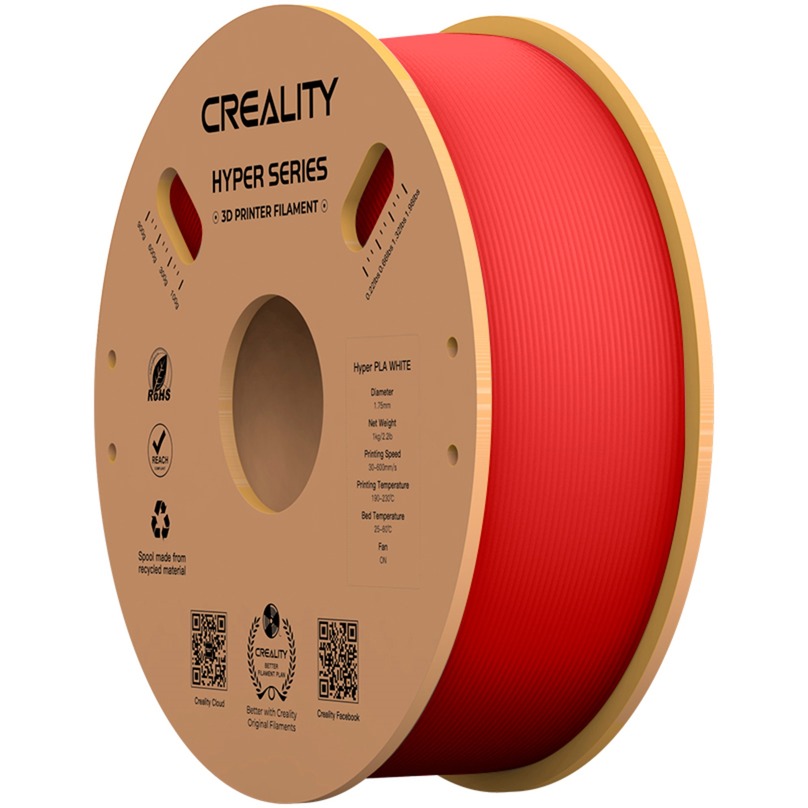 Creality Hyper PLA Filament Red, 3D-Filament | 06971636405603 Creality Hyper PLA Filament Red, 3D-Filament | 06971636405603