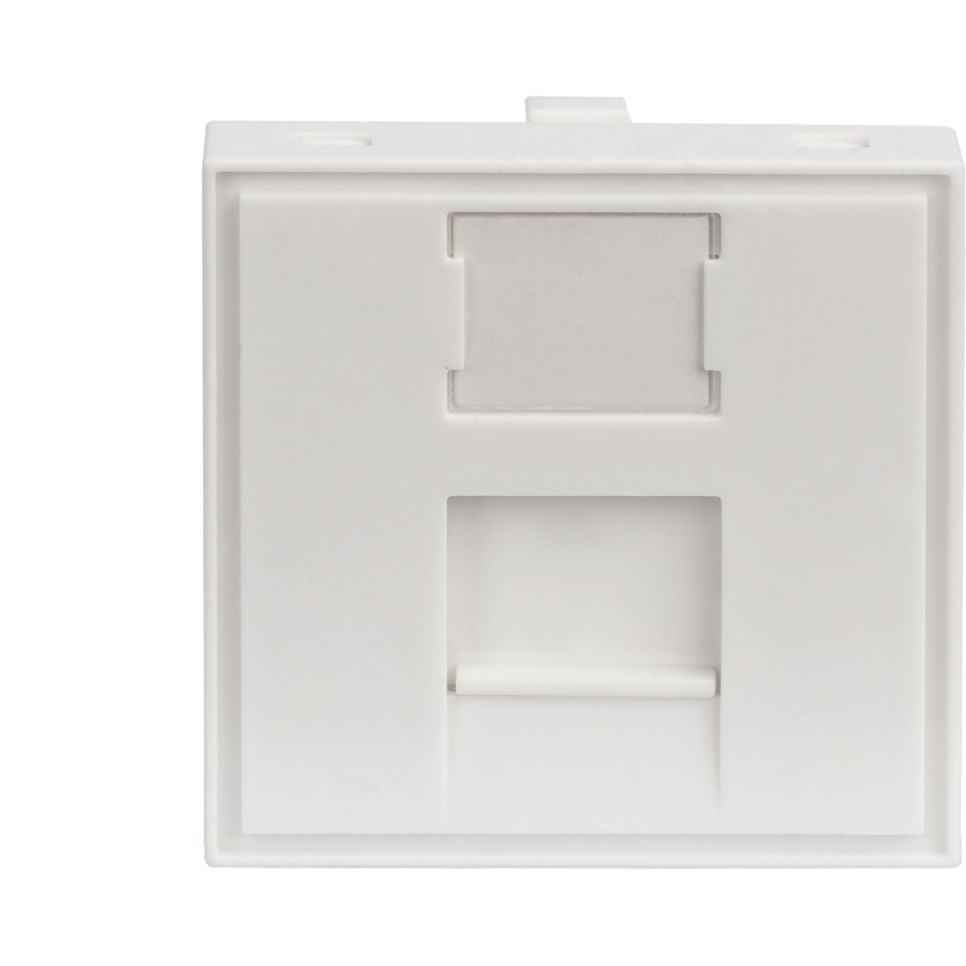 45x45 mm Frontplatte für Kabelkanäle, Blende