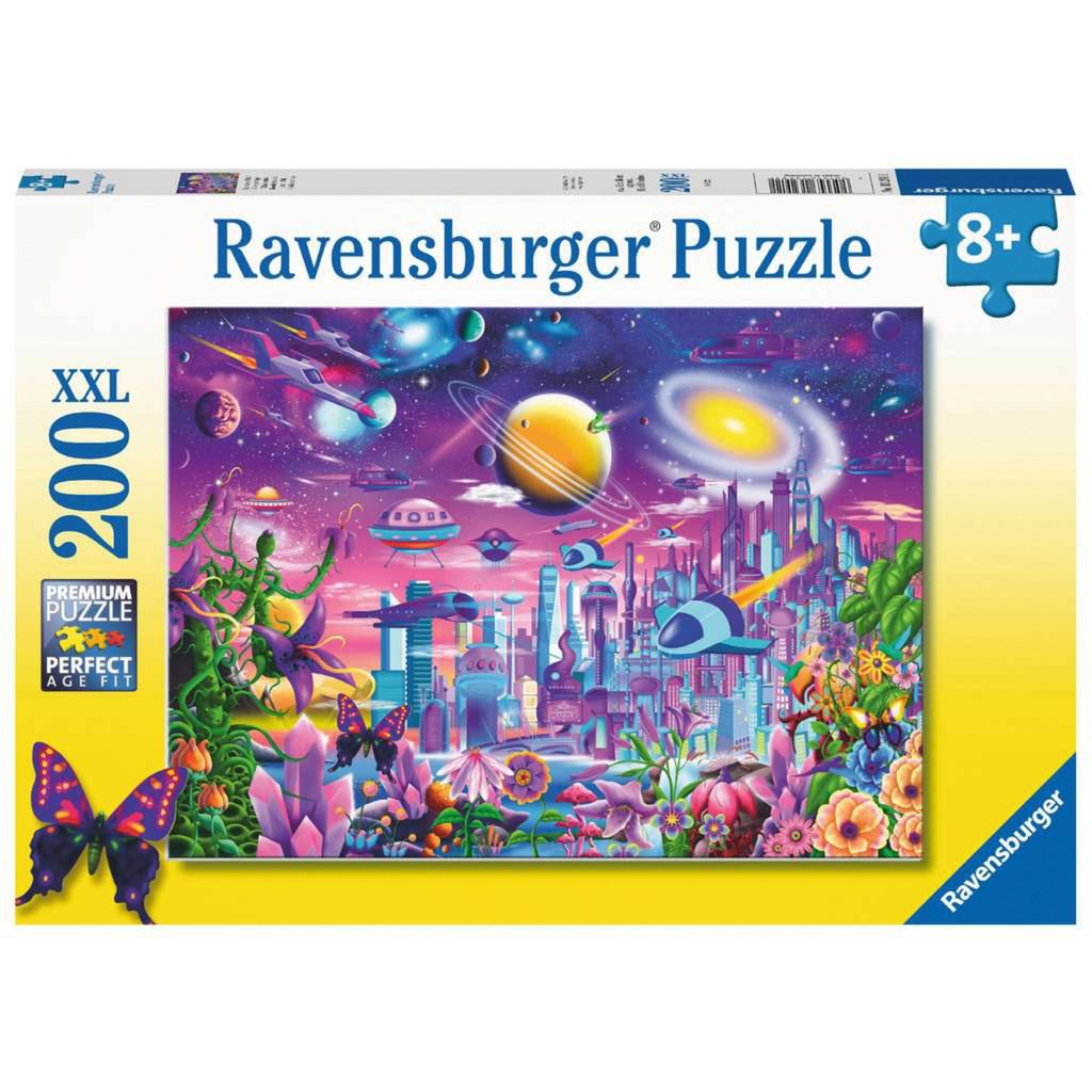 Kinderpuzzle Kosmische Stadt