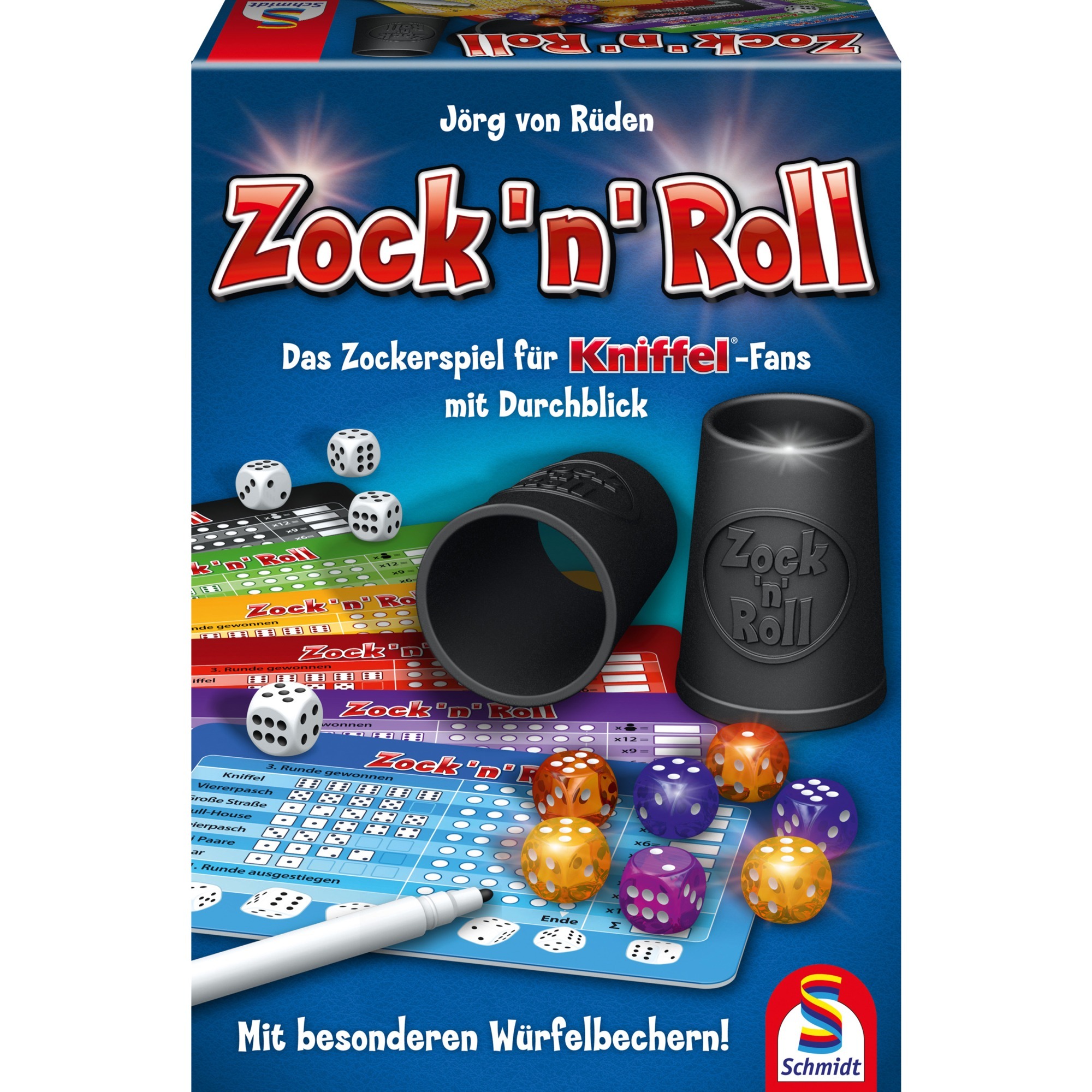 Schmidt Spiele Zock“n“Roll, Würfelspiel | 04001504493202 Schmidt Spiele Zock“n“Roll, Würfelspiel | 04001504493202