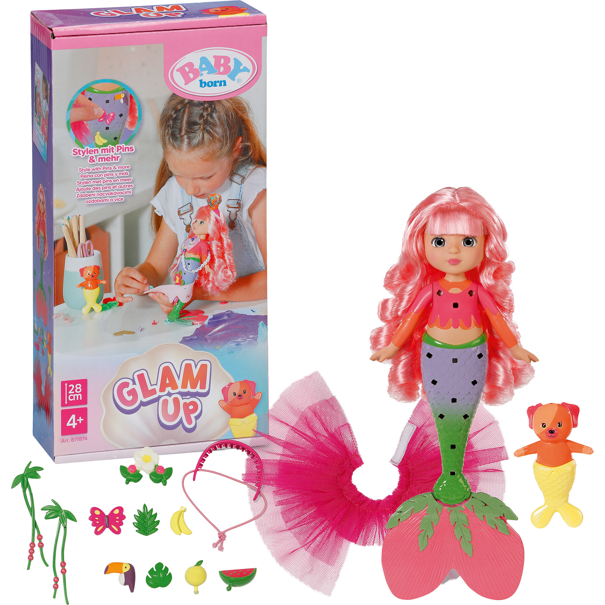 Baby born Glam Up Sunshine, Puppe