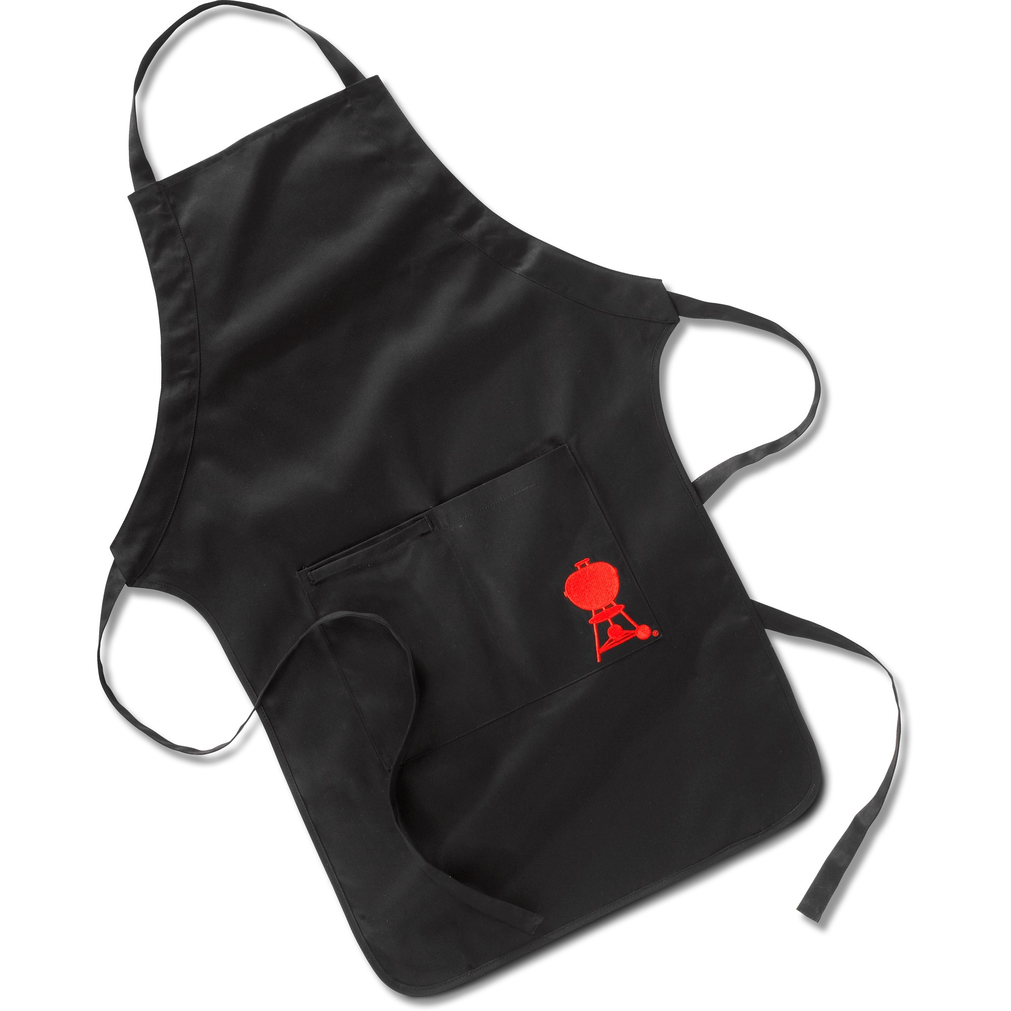 Grillschürze, schwarz mit rotem Kettle Grill 6474, Schürze