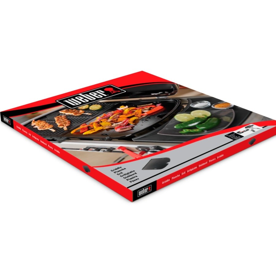Gusseisen-Grillplatte Für Weber Traveler Gasgrill 9010001 – Halbe Größe, Matt, Zum Braten Von Speck, Gemüse & Mehr
