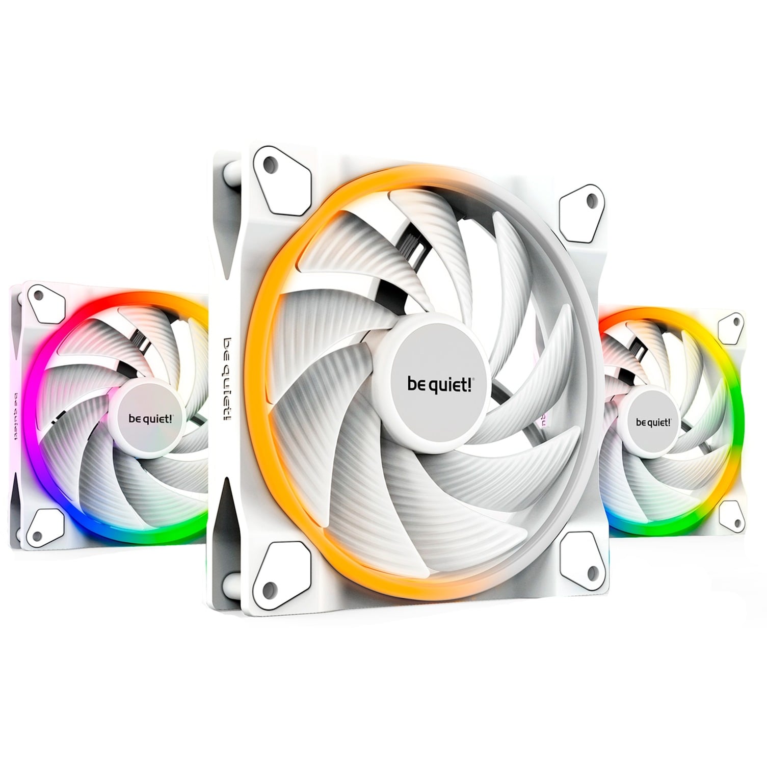 Light Wings White 120mm PWM high-speed Triple Pack, Gehäuselüfter
