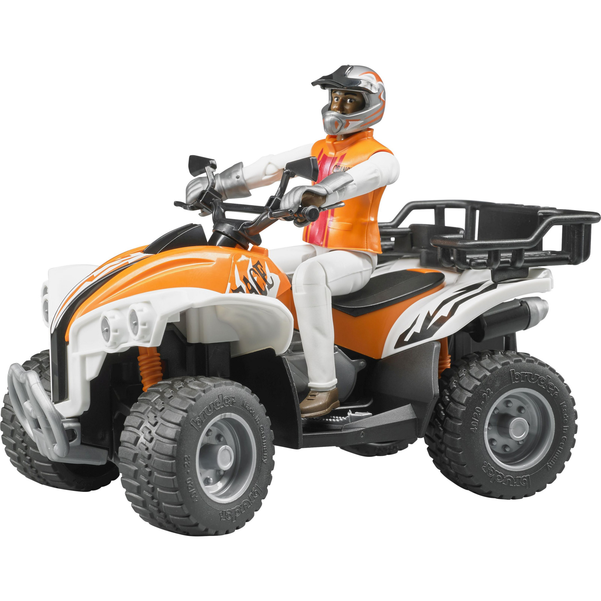 Quad mit Fahrer, Kinderfahrzeug