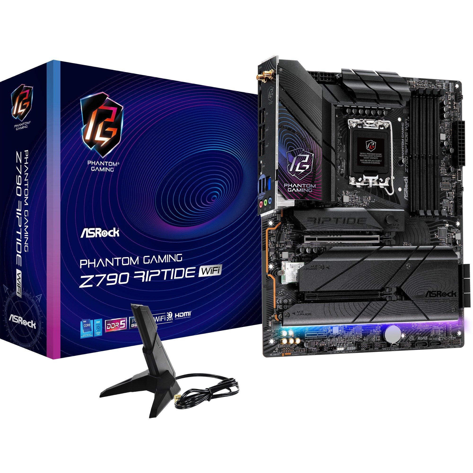 ASRock Asro Z790 Riptide WIFI, Mainboard | 04710483944475 ASRock Asro Z790 Riptide WIFI, Mainboard | 04710483944475