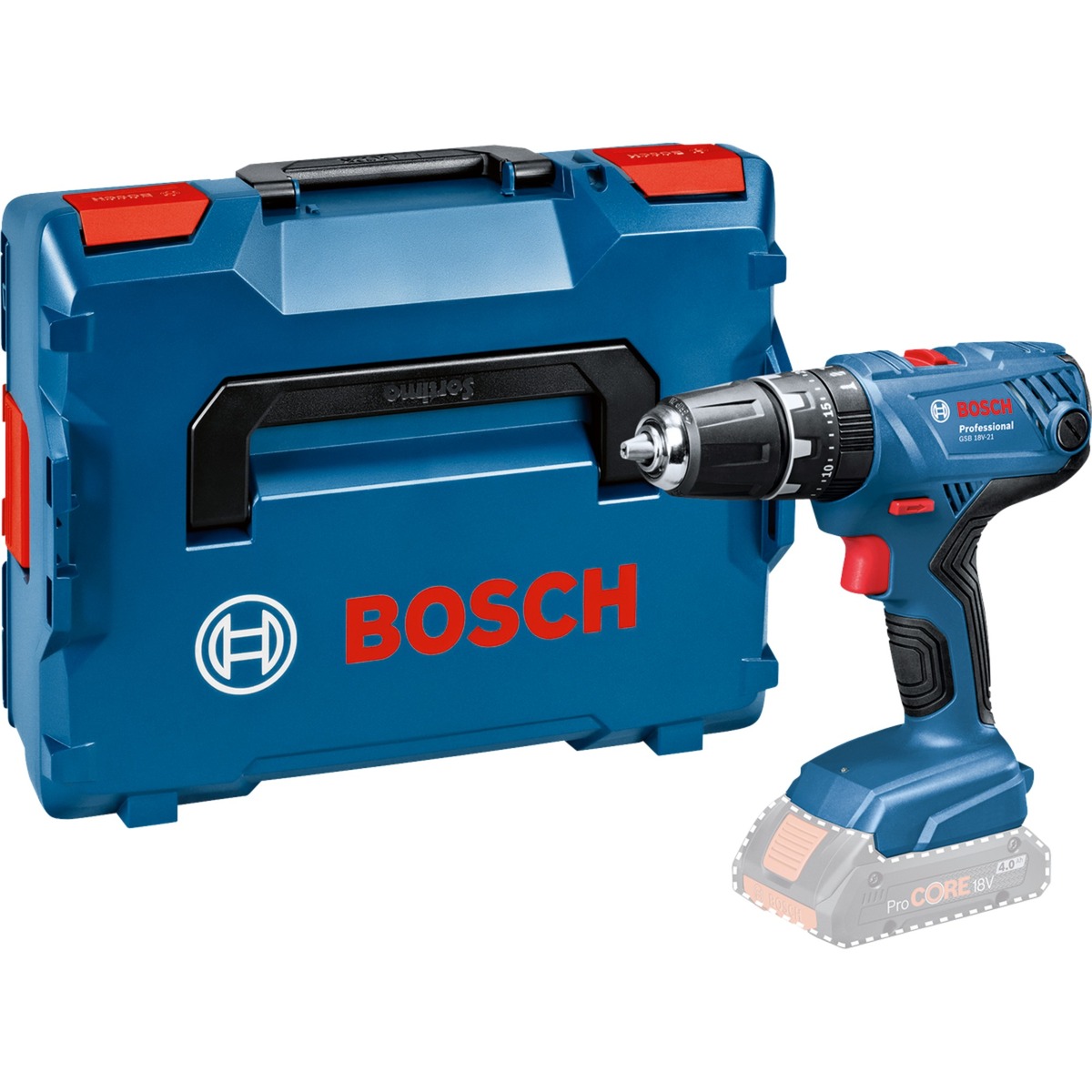 Bosch Akku-Schlagbohrschrauber GSB 18V-21 Professional solo, 18Volt | 03165140979443 Bosch Akku-Schlagbohrschrauber GSB 18V-21 Professional solo, 18Volt | 03165140979443