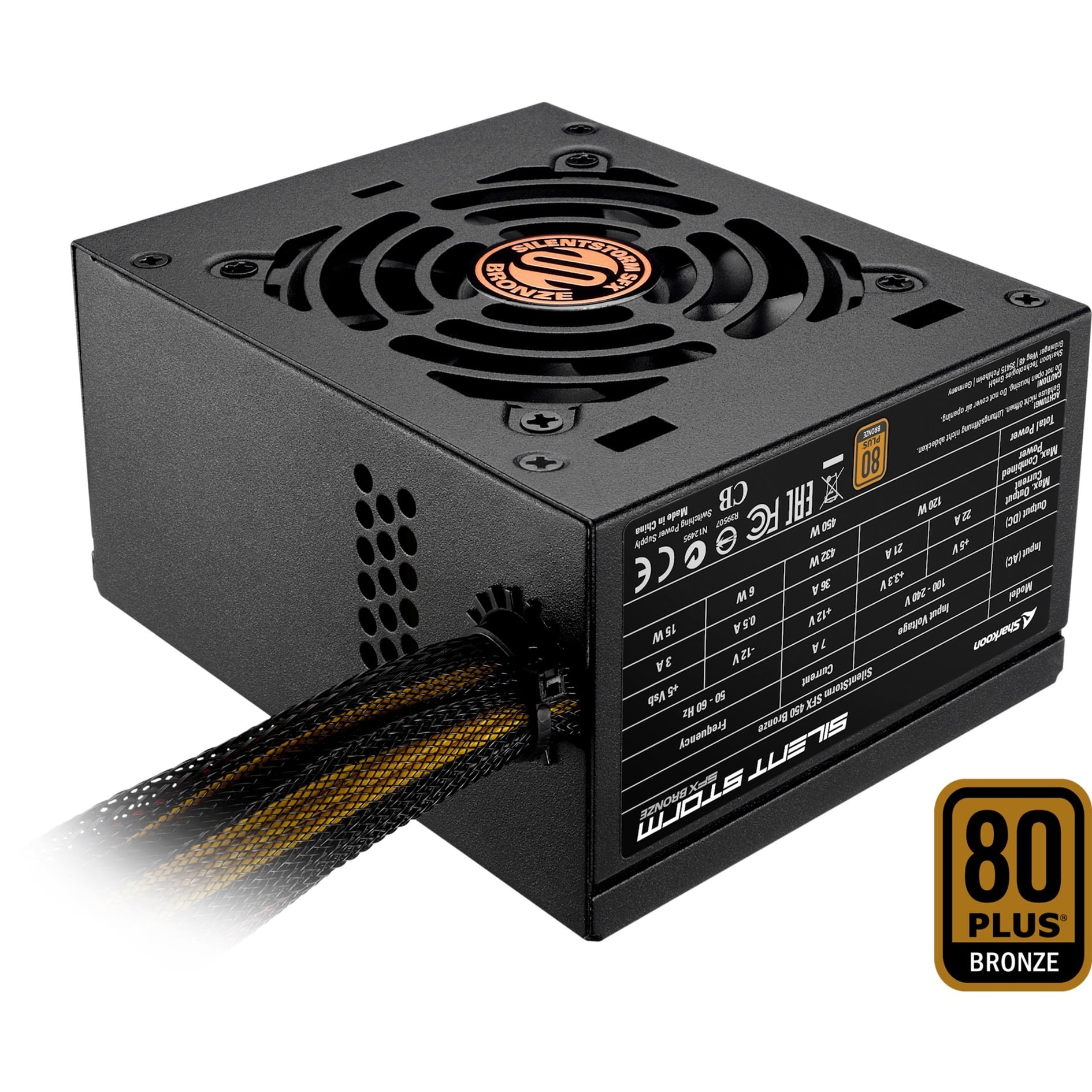 SilentStorm SFX Bronze 450W, PC-Netzteil