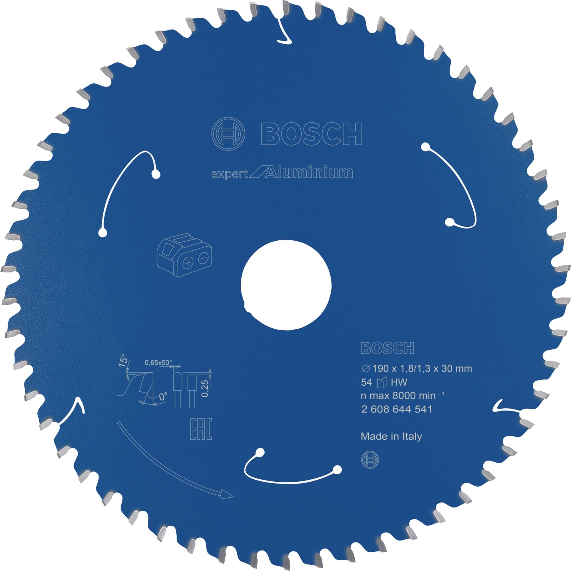 Kreissägeblatt Expert for Aluminium, Ø 190mm, 54Z