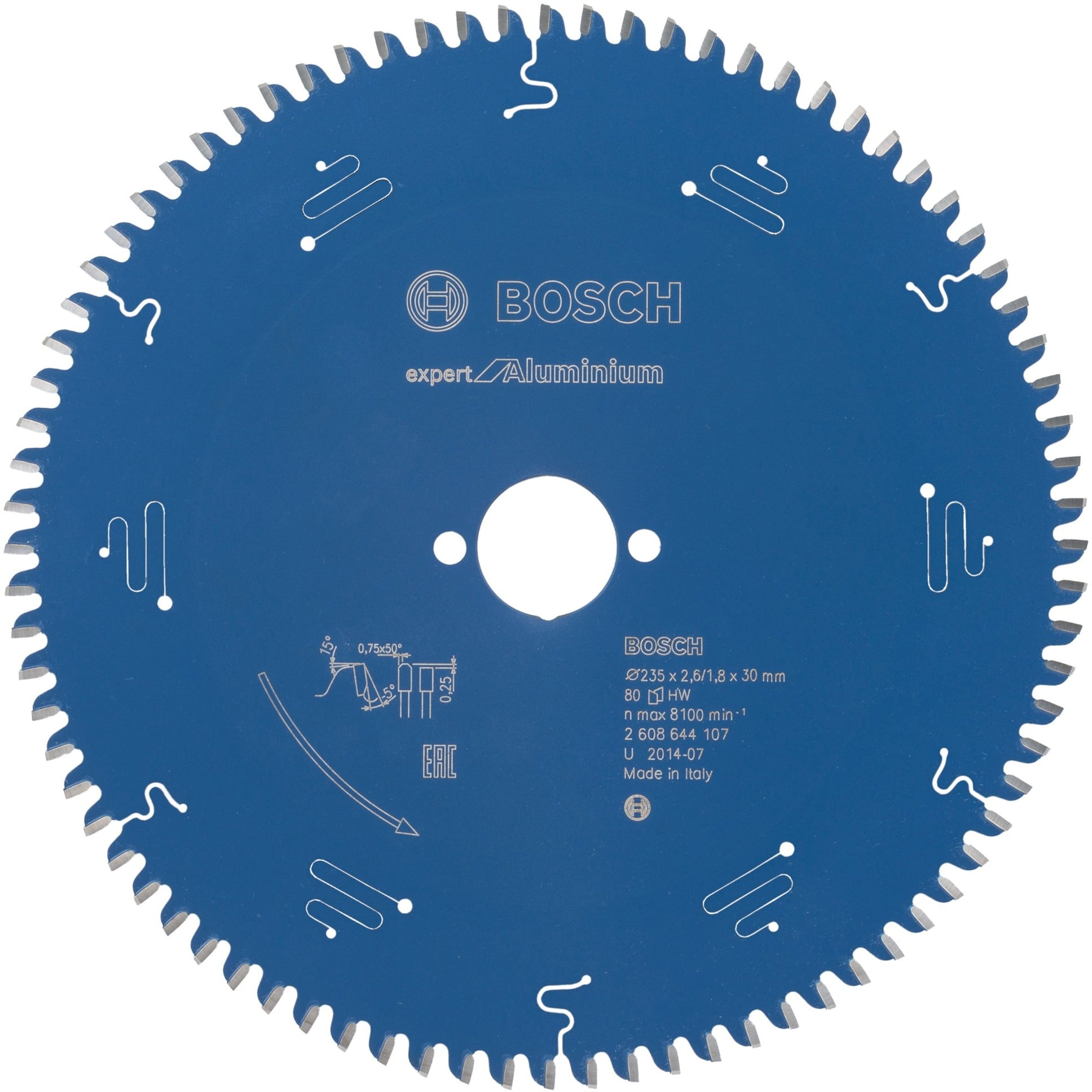 Kreissägeblatt Expert for Aluminium, Ø 235mm, 80Z