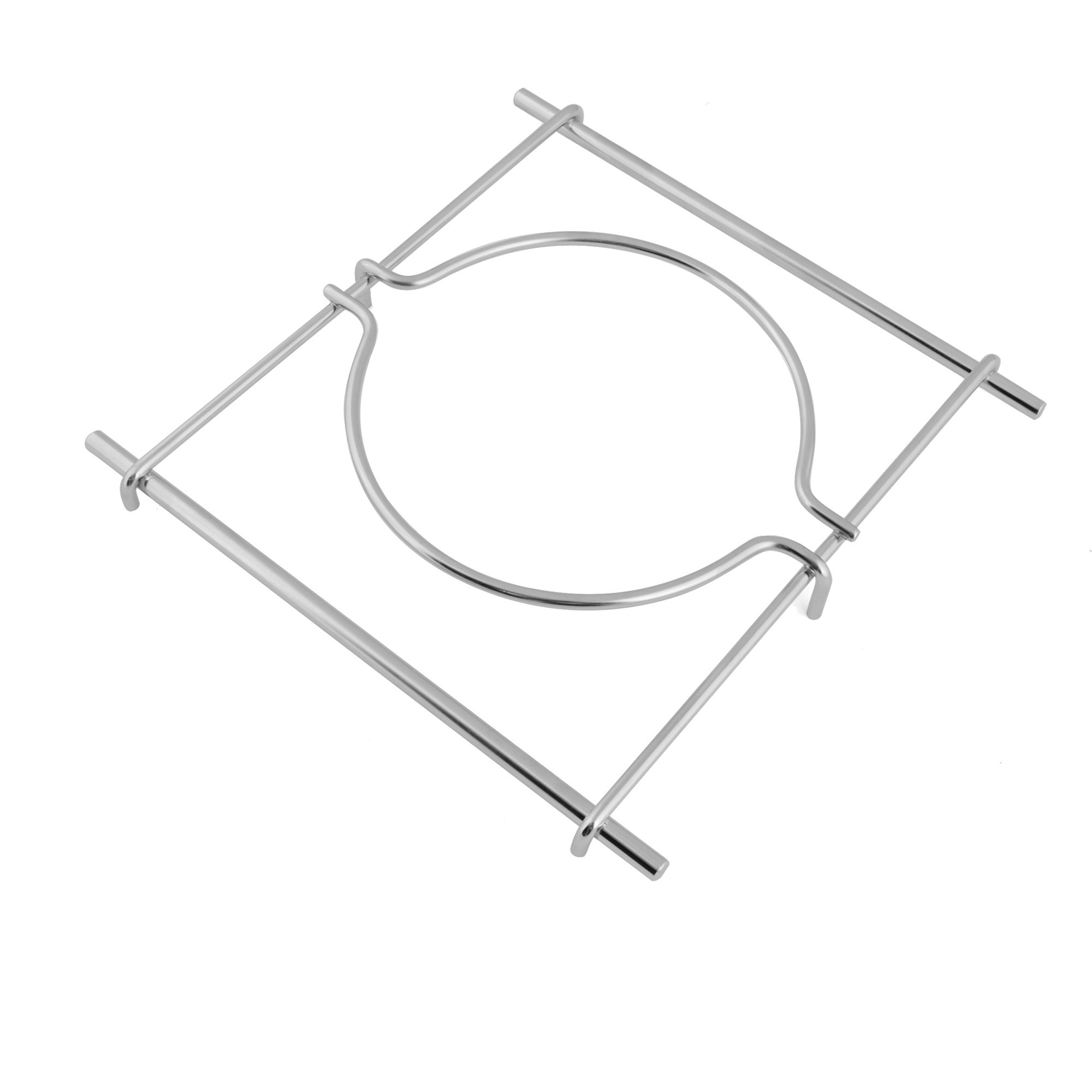 Wok-Ring aus Edelstahl, Halterung