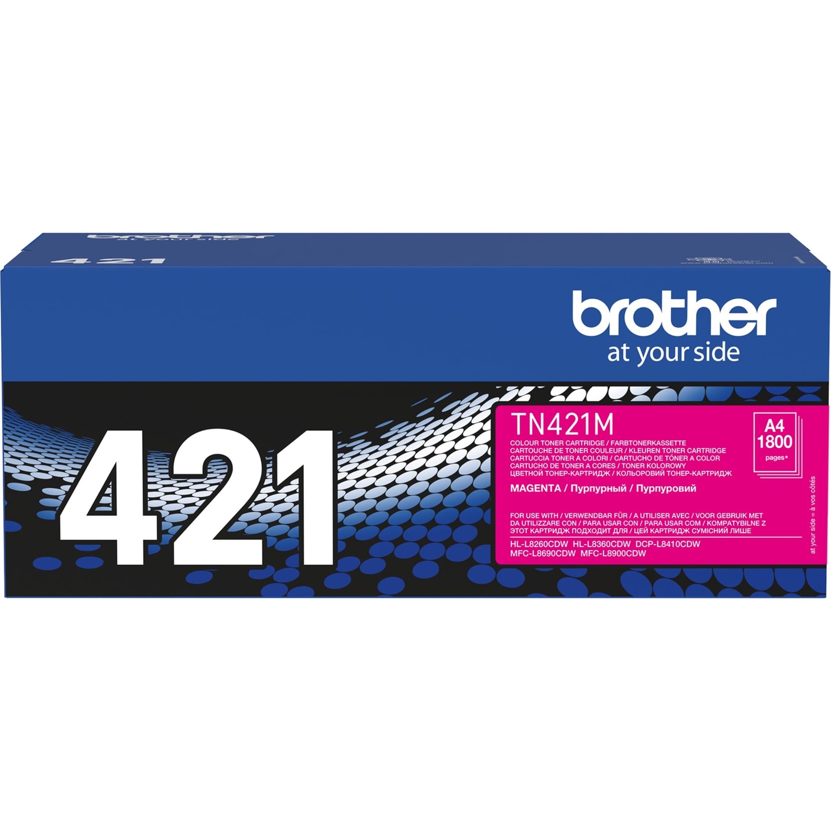 Brother Original TN421M Toner magenta 1.800 Seiten (für HL-L8260CDW, L8360CDW)(TN421M)