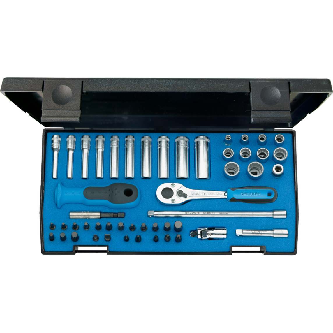 Steckschlüssel-Satz 1/4" DU-IN-IS-PH-PZ-TX-XZN, 49 teilig