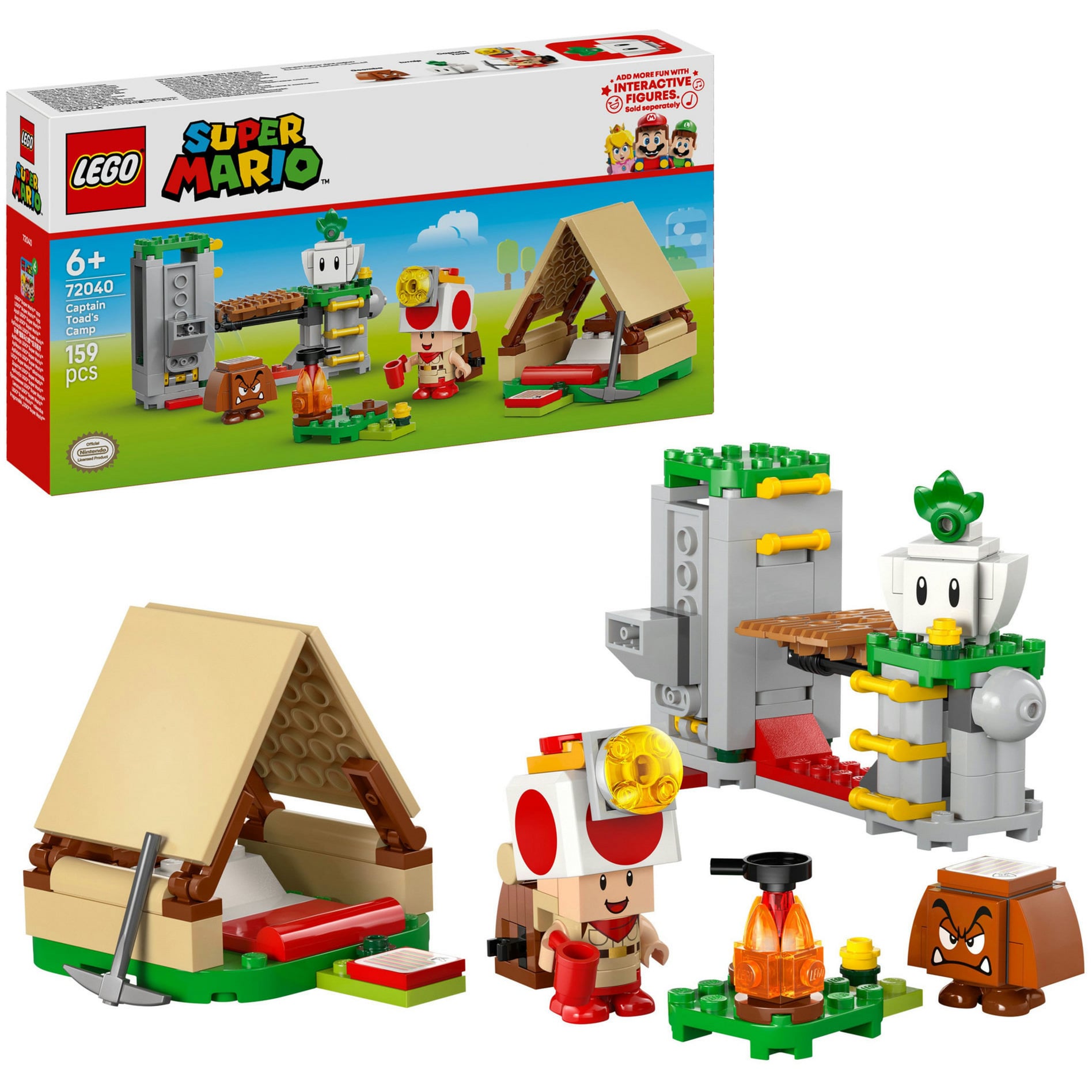 72040 Super Mario Kapitän Toad-Camp, Konstruktionsspielzeug