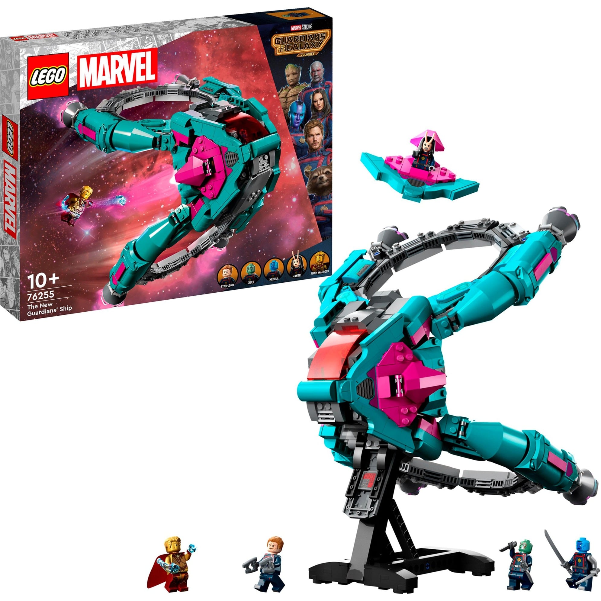 76255 Marvel Das neue Schiff der Guardians, Konstruktionsspielzeug