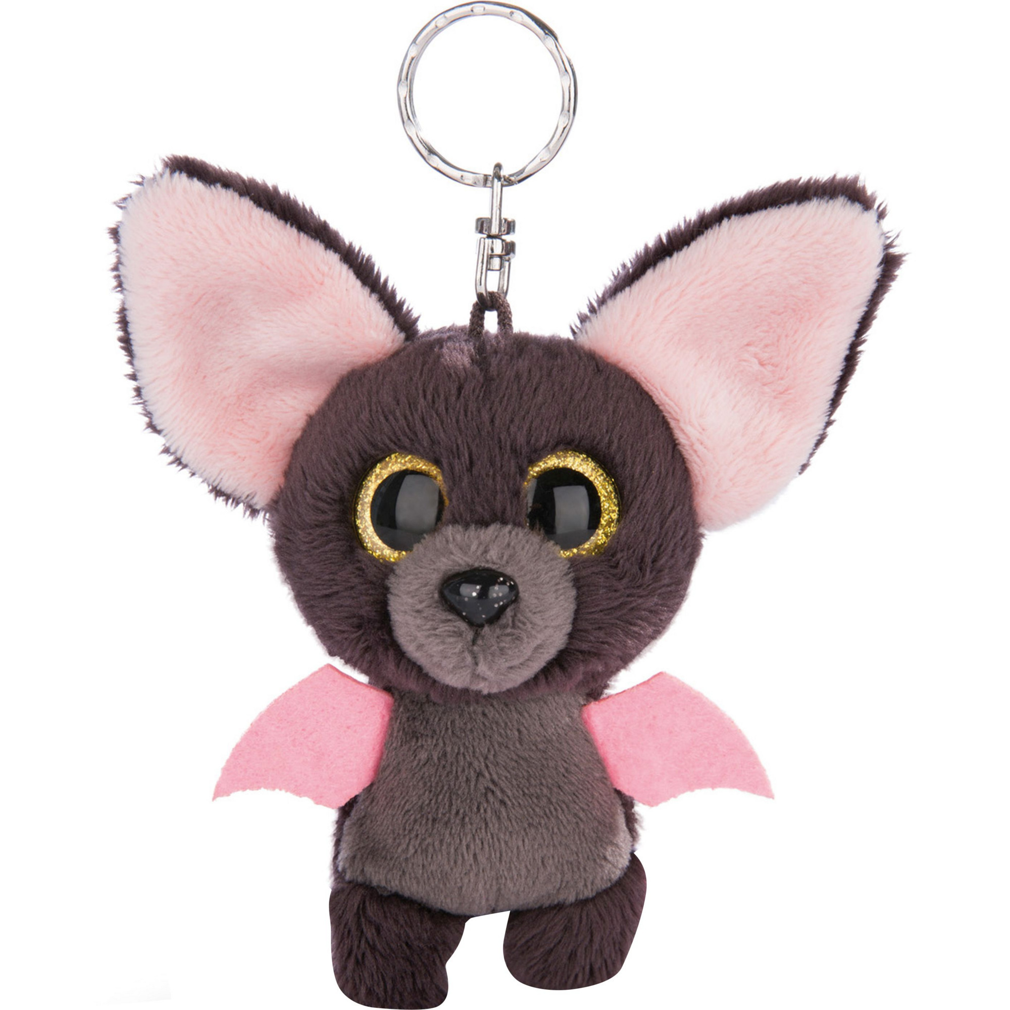 Glubschis Schlüsselanhänger Fledermaus Baako, Schlüsselring
