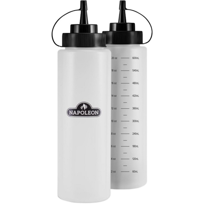 Set aus zwei 750ml Napoleon-Saucen-/Ölflaschen
